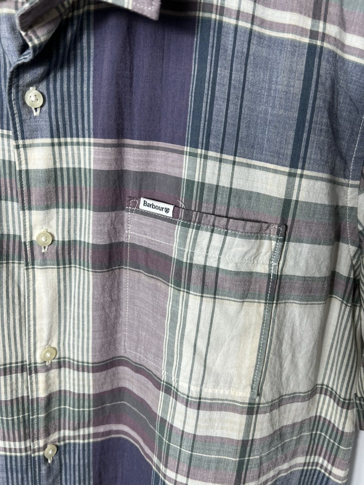 Barbour Vintage streetwear Barbour Swinton Regular Fit Button Shirt Size US L / EU 52-54 / 3 - 6 Thumbnail