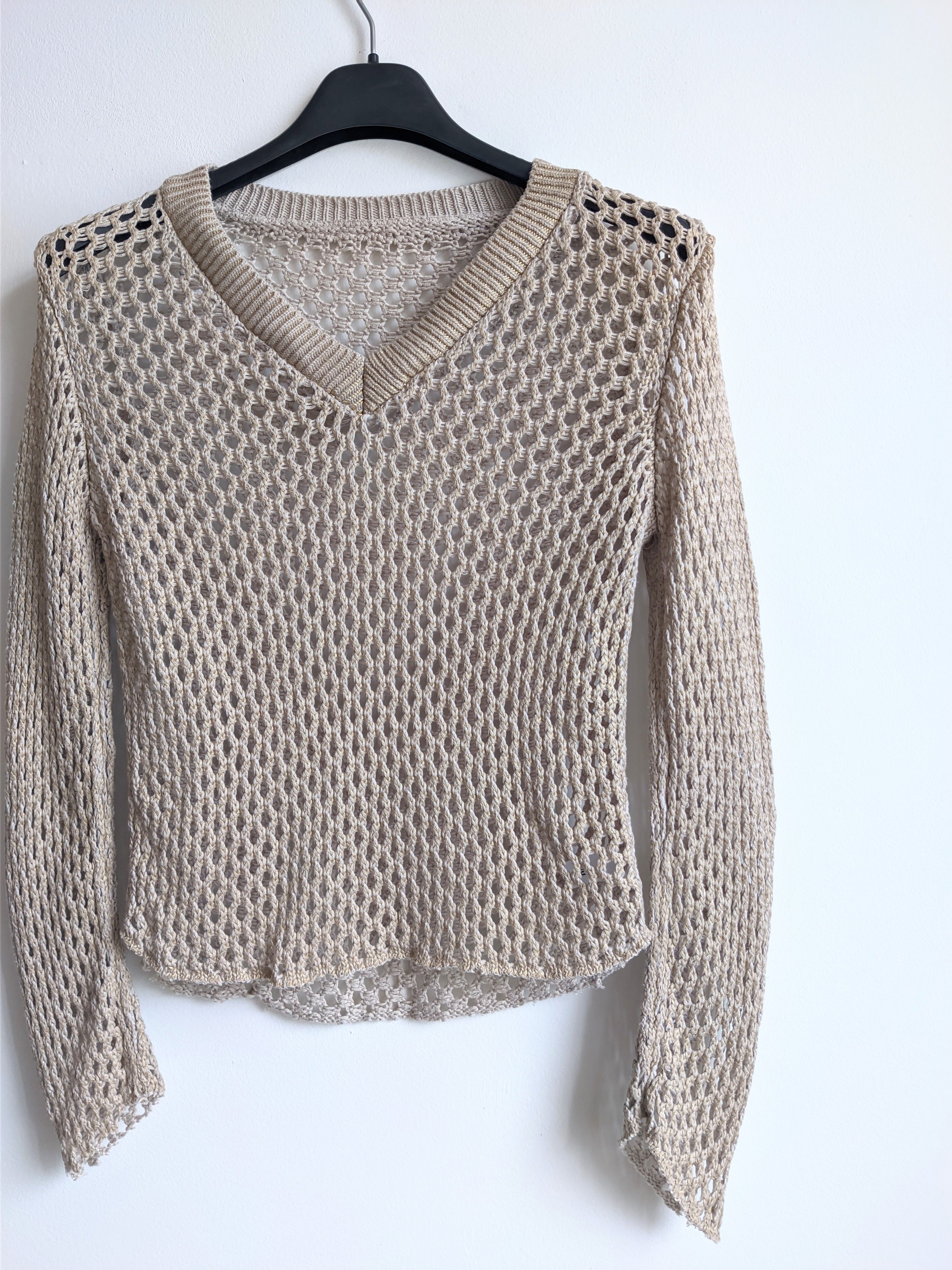 Vintage mesh sweater y2k vintage japanese Size M / US 6-8 / IT 42-44 - 7 Thumbnail