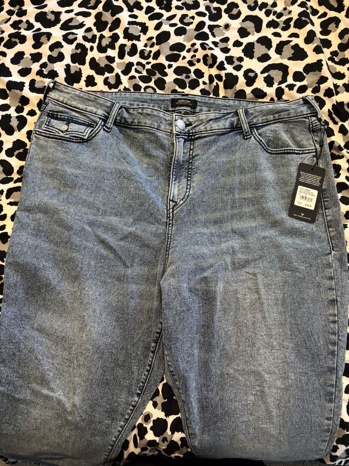 True Religion PLUS JENNIE HIGH RISE CURVY SKINNY JEAN Size 42" / US 20 - 4 Thumbnail