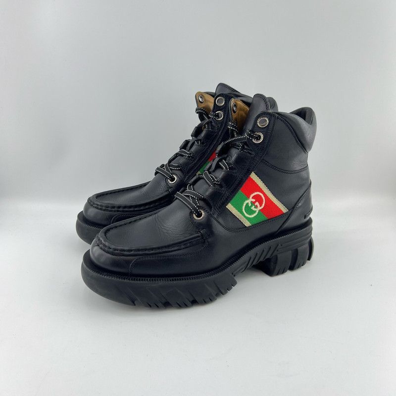 Gucci Gucci Double G Ankle Boots in Black - Size US 9.5 / EU 42-43 - 1 Thumbnail