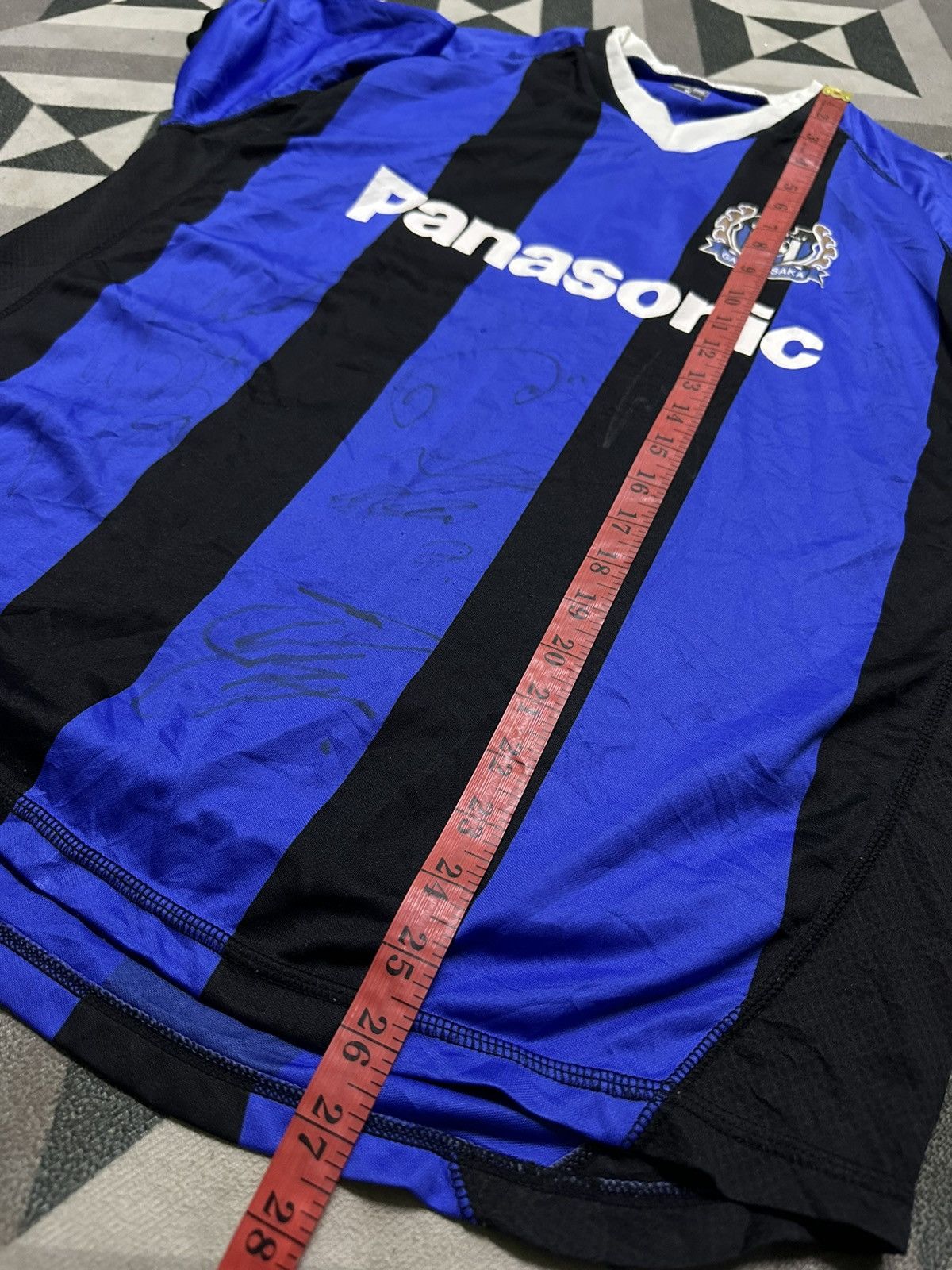 Vintage Japan football club gamba osaka jersey sponsor by panasonic Size US L / EU 52-54 / 3 - 8 Thumbnail