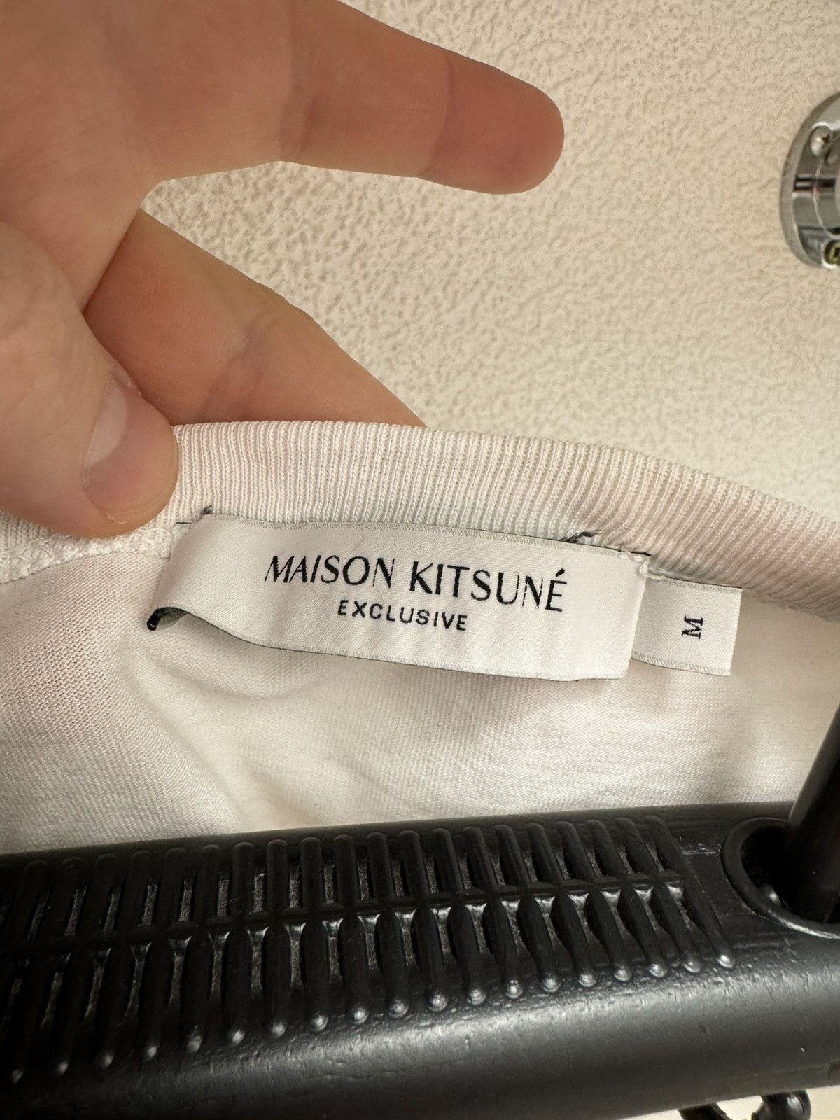 Maison Kitsune Maison kitsune white fox t-shirt M sz Size US M / EU 48-50 / 2 - 7 Thumbnail