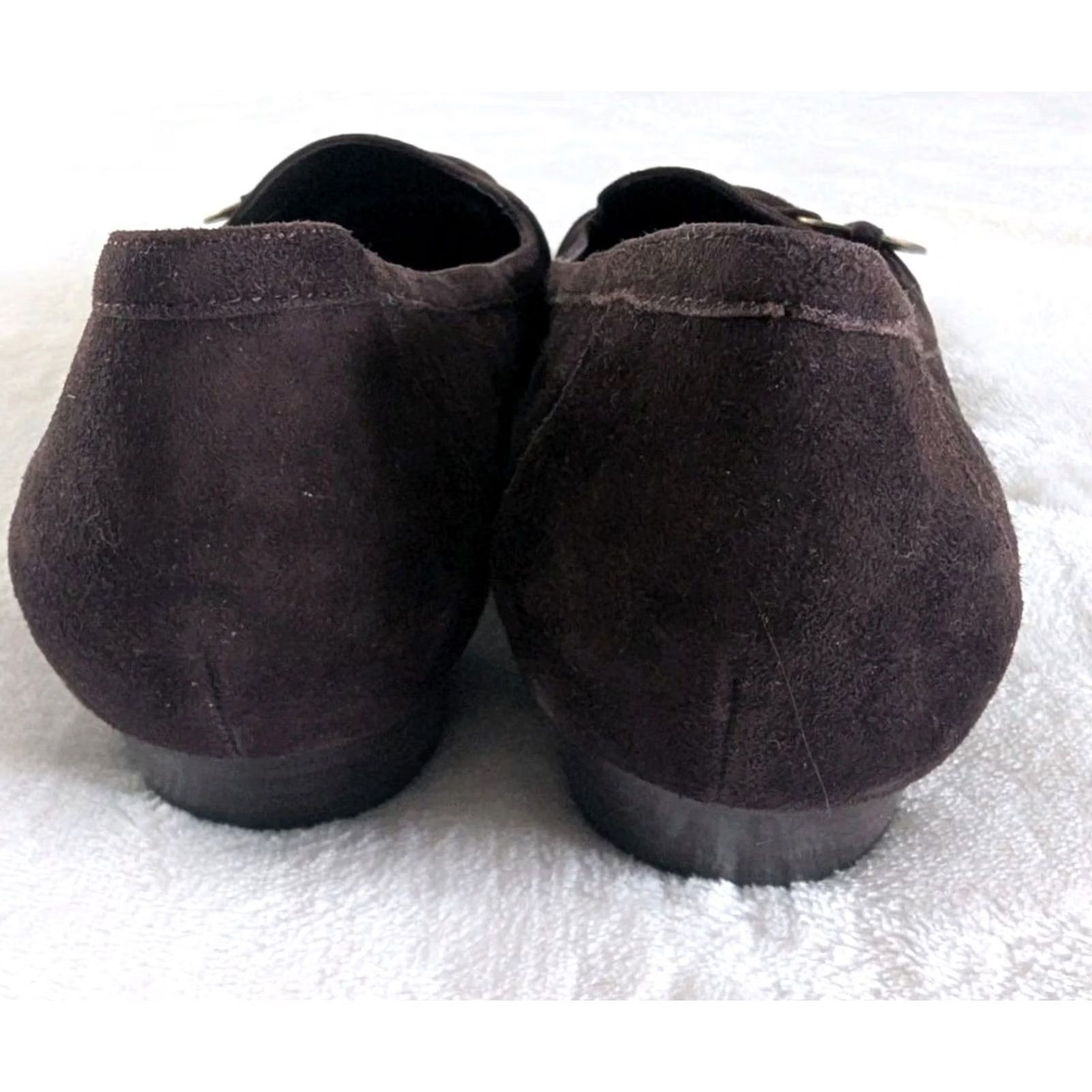 Jones New York Jones New York Brown Suede Flats Women's 8 Loafer Slip On Preppy Office Shoes EUC Size US 8 / IT 38 - 6 Thumbnail
