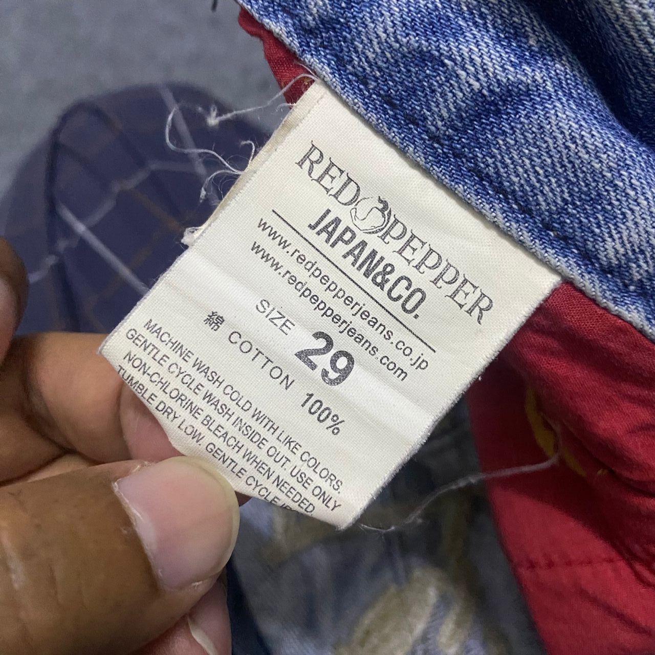 If Six Was Nine 💥Best Offer💥Vintage Red Pepper Punk Distressed Denim Size US 30 / EU 46 - 16 Thumbnail