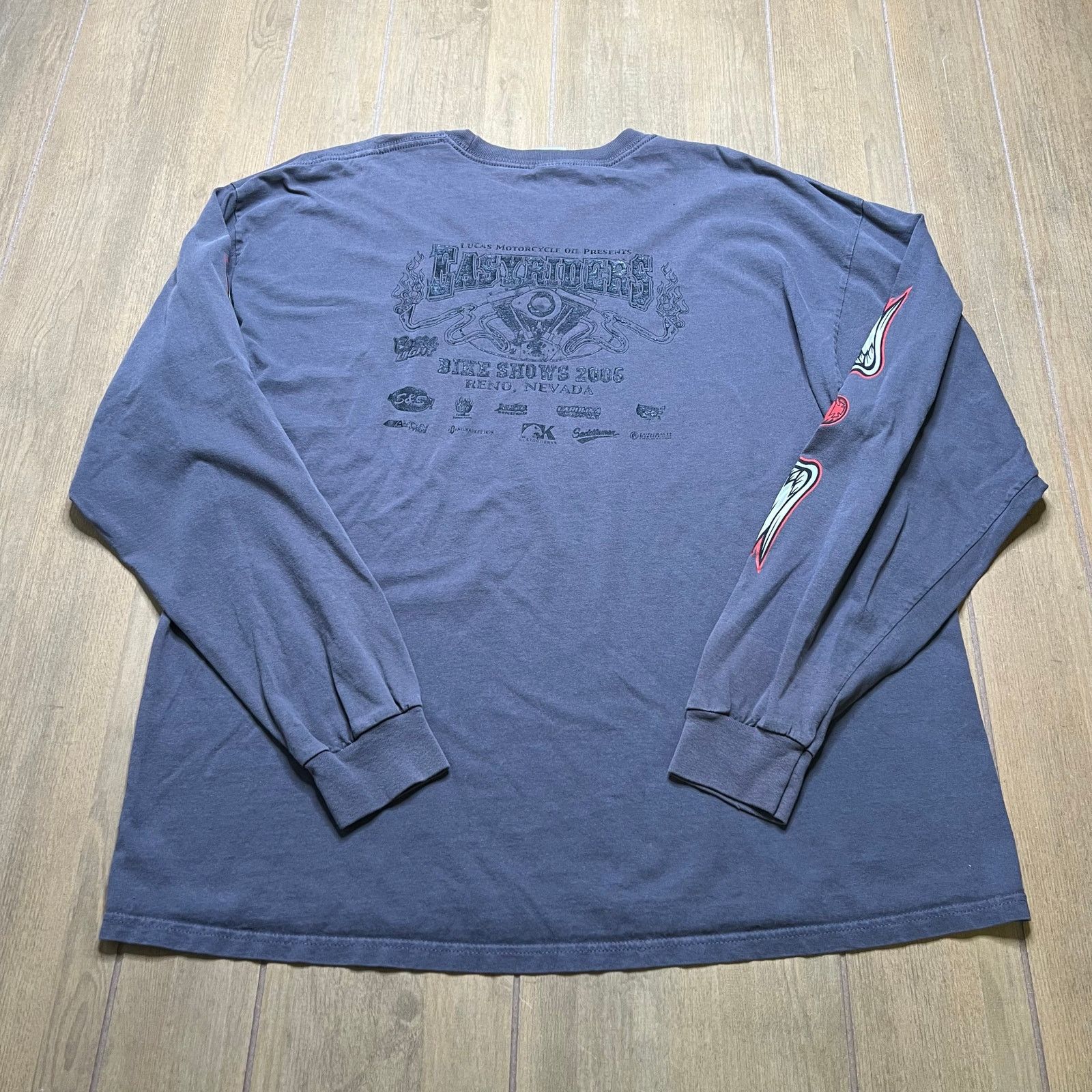 Gildan Easyriders 2005 Bike Show Reno NV Long Sleeve Shirt XXL Y2K Size US XXL / EU 58 / 5 - 7 Thumbnail
