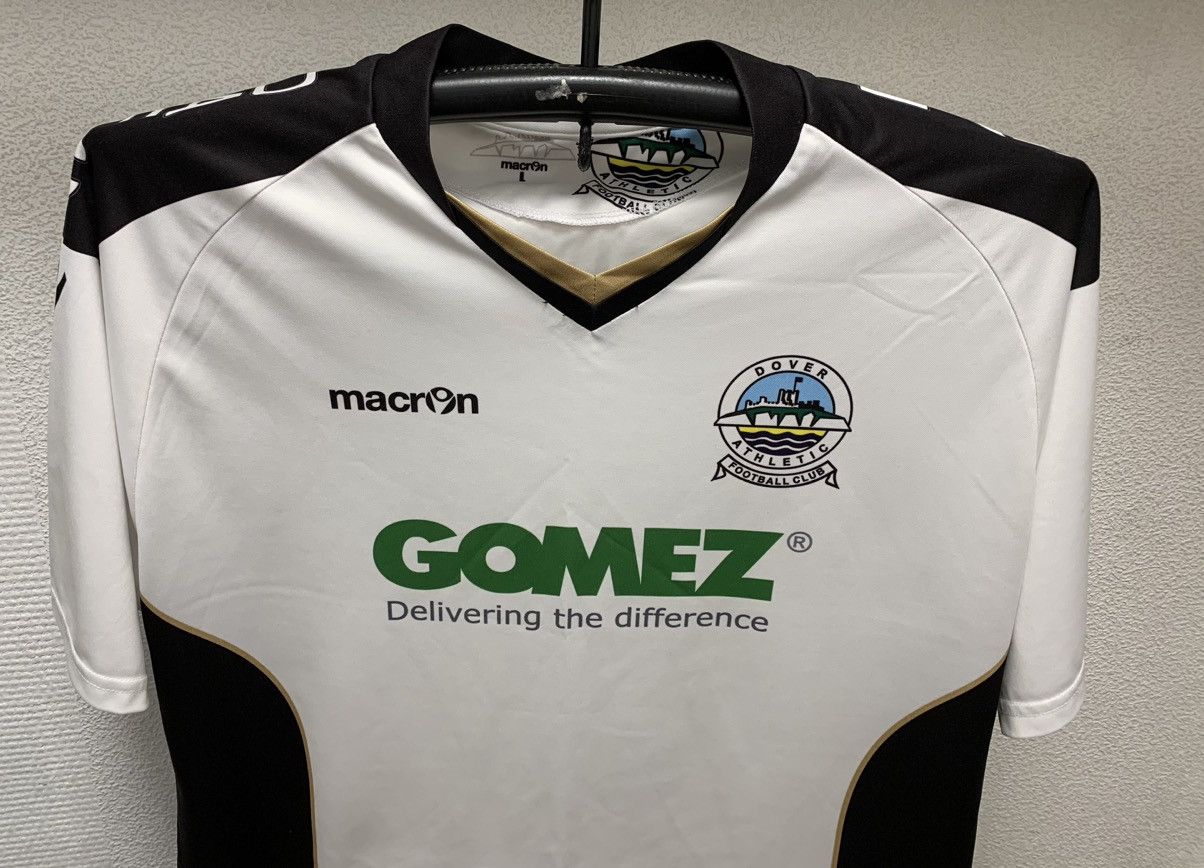 Other Dover athletic macron soccer jersey L sz Gomez vintage Size US L / EU 52-54 / 3 - 3 Thumbnail
