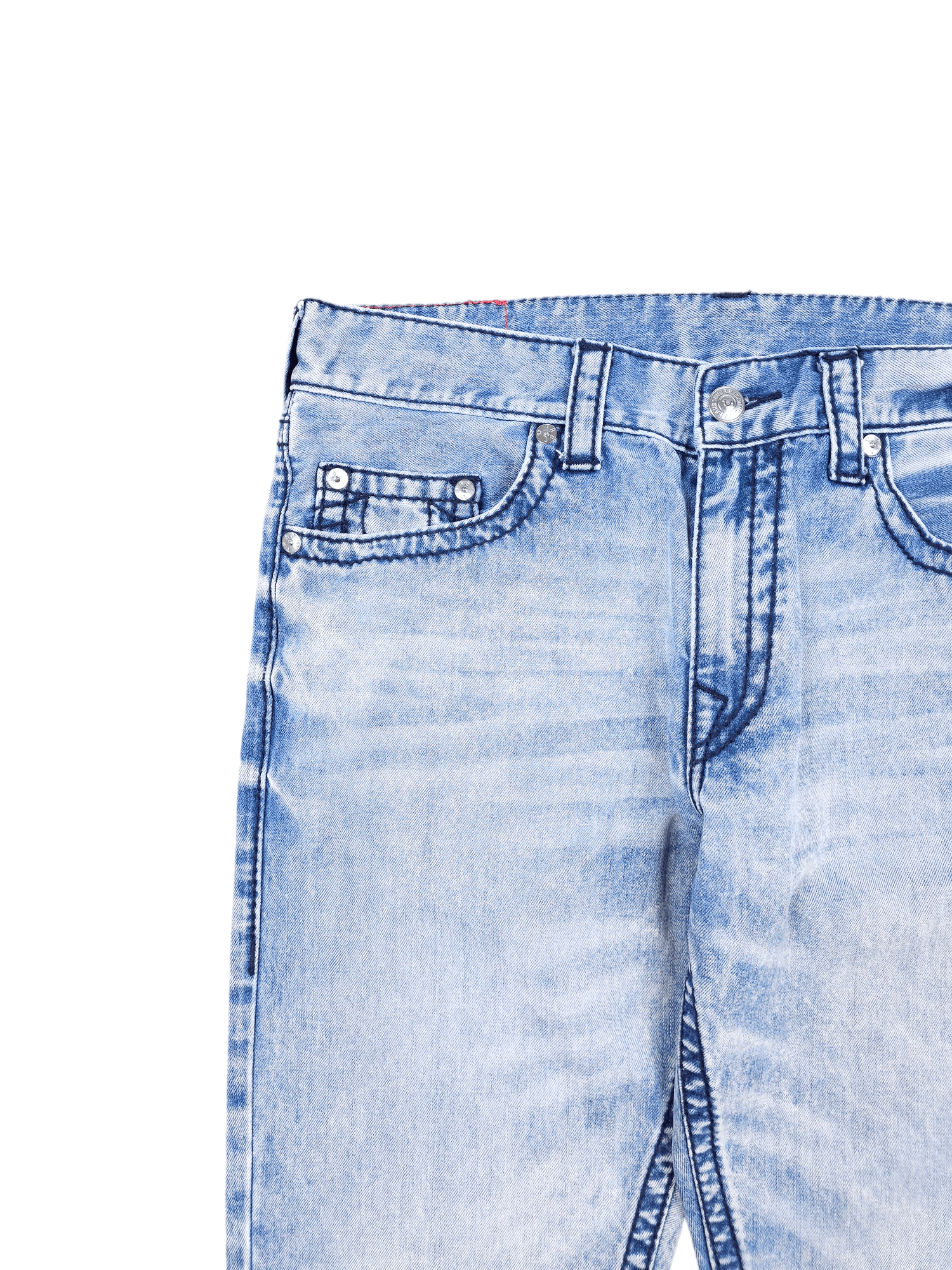 Japanese Brand × True Religion 💎 Size 36/32 True Religion Loose Washed Denim Jeans Y2K Size US 36 / EU 52 - 5 Thumbnail