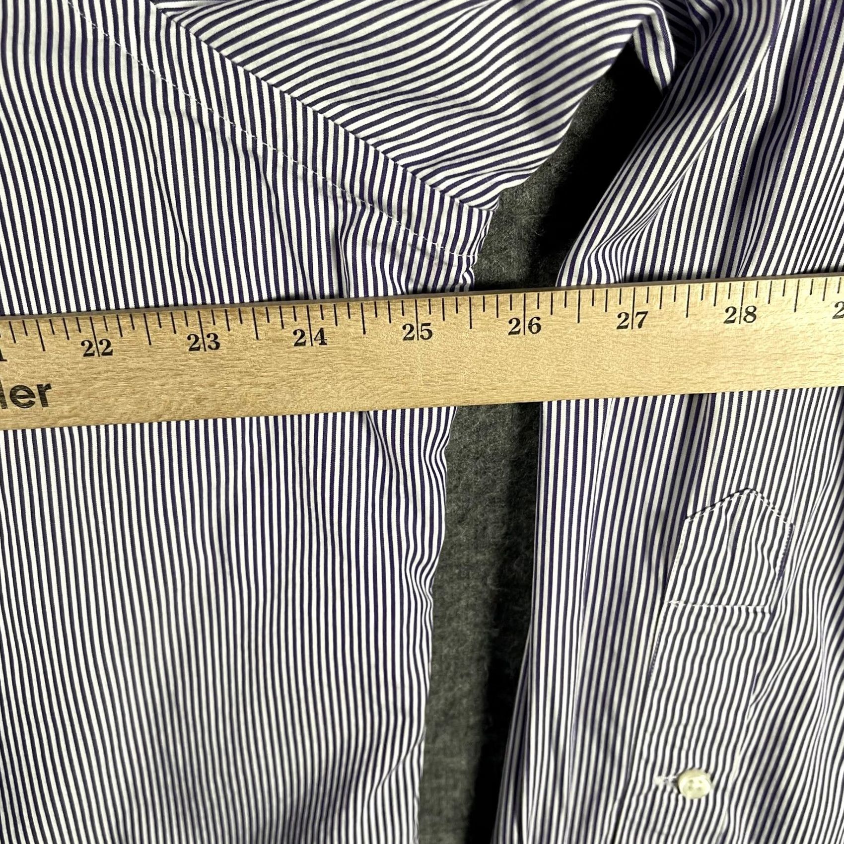 Ralph Lauren Ralph Lauren Shirt Mens XL Purple White Striped Button-Down Oxford Size US XL / EU 56 / 4 - 7 Thumbnail