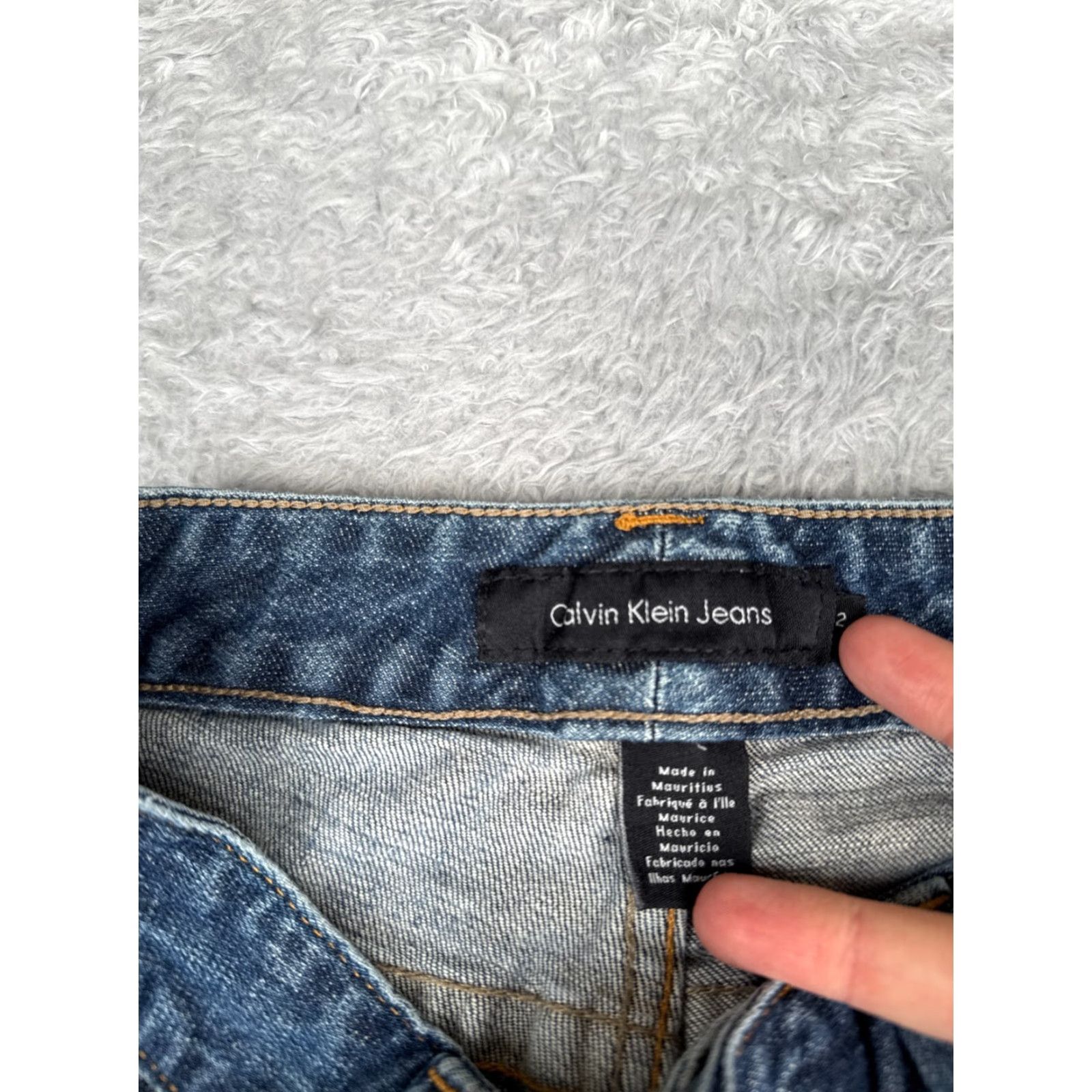 Calvin Klein Calvin Klein Jeans Women Denim Straight Jeans Blue 2 Low Rise Cotton Blend 25x30 5-Pocket Design Size 26" / US 2 / IT 38 - 6 Thumbnail