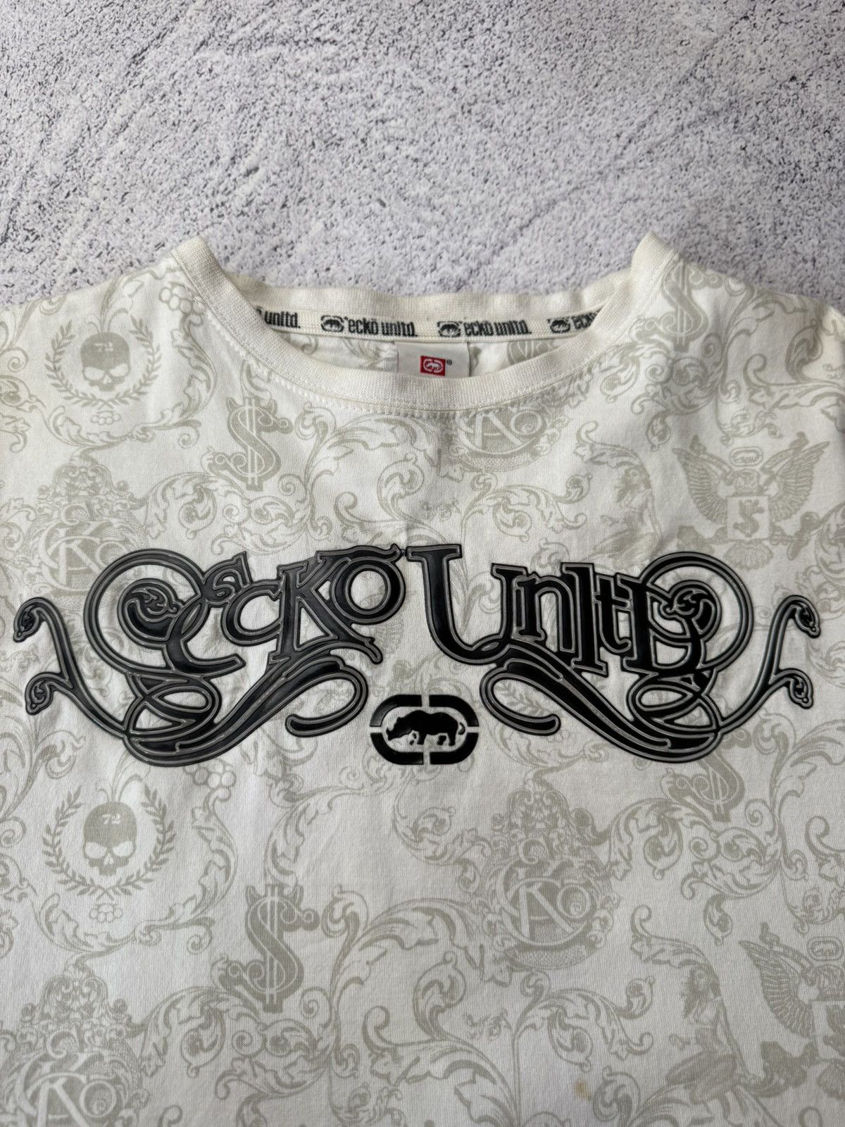 Ecko Unltd. Vintage Ecko Unltd Monogram Big Logo Y2K Shirt Size US M / EU 48-50 / 2 - 11 Thumbnail