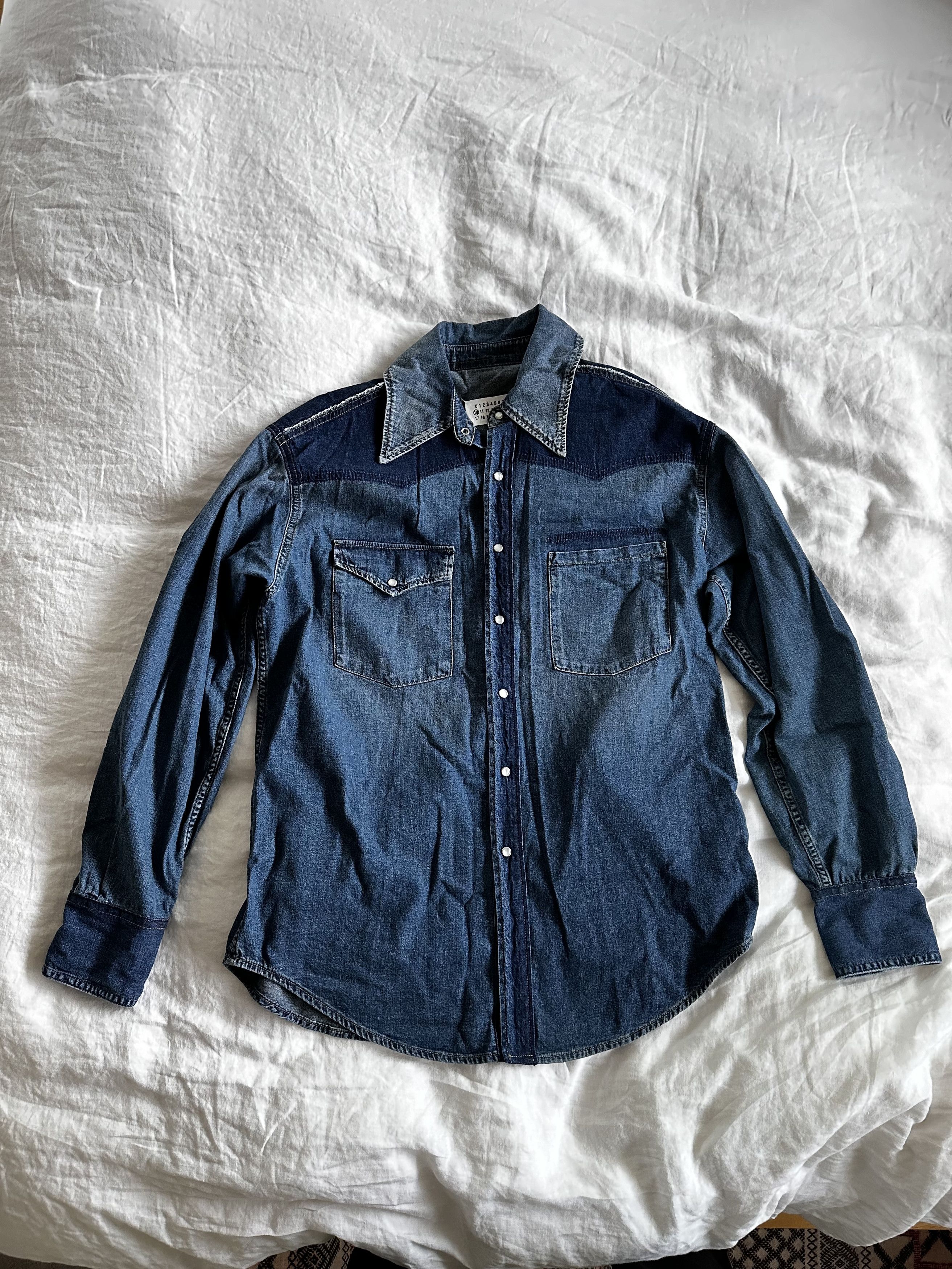 Maison Margiela Western Denim Shirt | Grailed