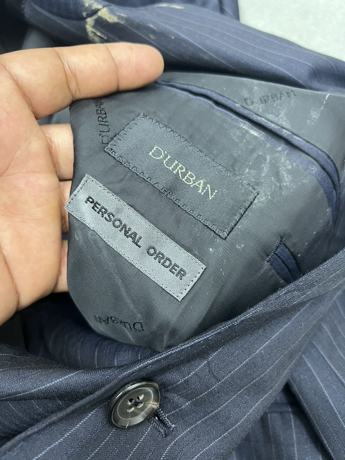 Loro Piana ING.LORO PIANA PERSONAL ORDER OF D’URBAN BLAZER Size 50R - 9 Thumbnail