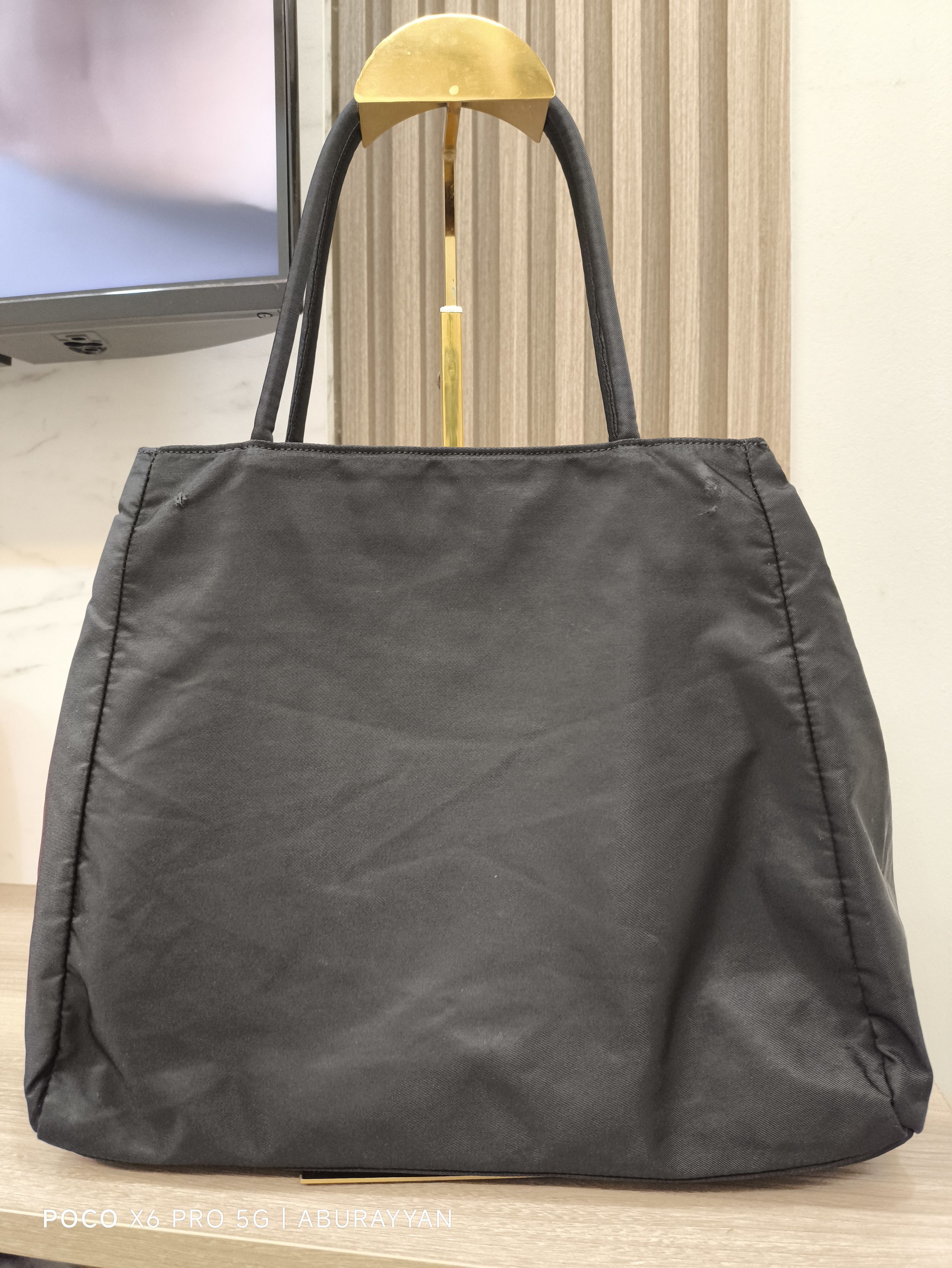 Prada Prada Tessuto Nylon Black Shoulder Bag Size ONE SIZE - 2 Thumbnail