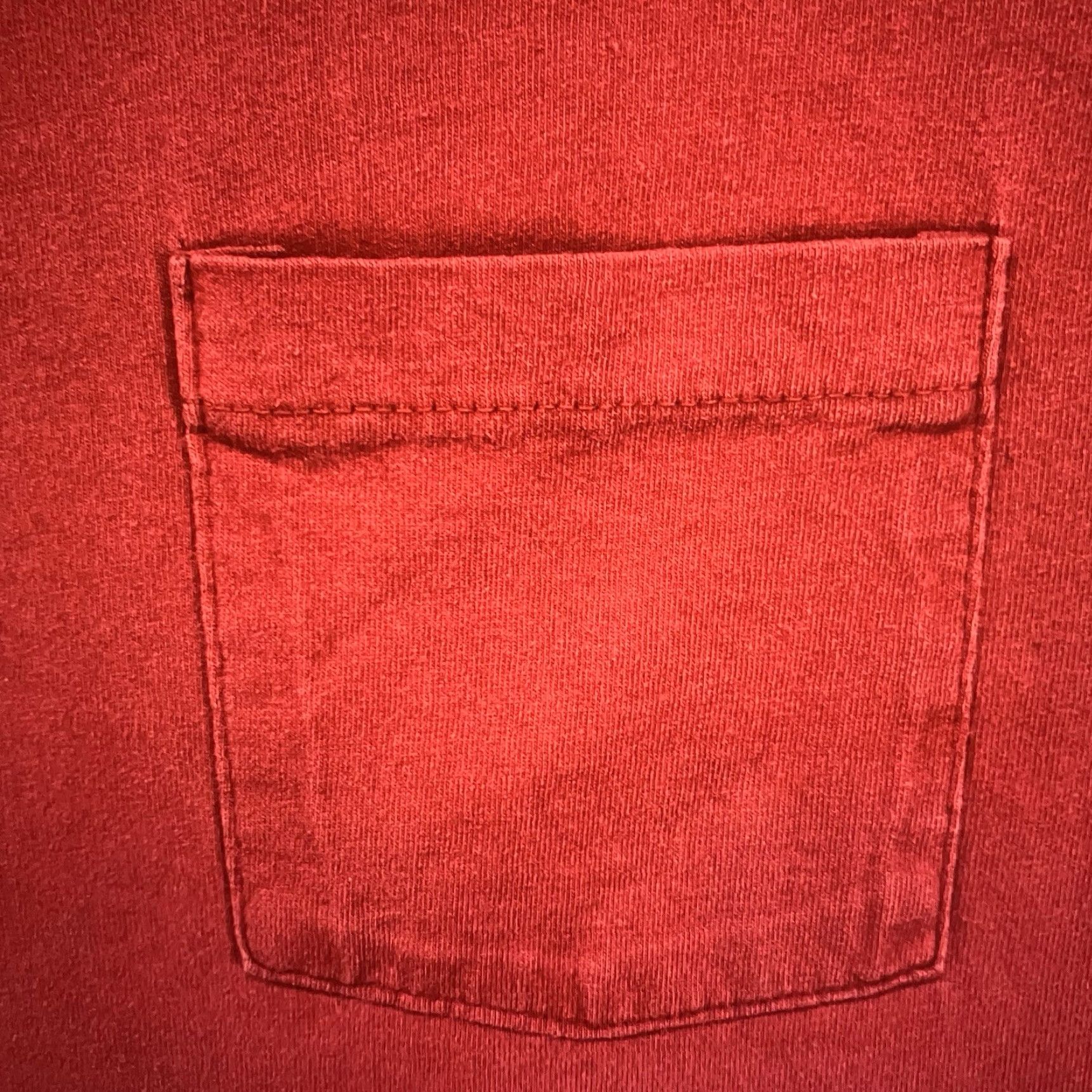 Vintage VINTAGE 90s Y2K BVD Men T-Shirt Large Red Cotton Knit Crew Neck Short Sleeve Retro Grunge Art Size US L / EU 52-54 / 3 - 3 Thumbnail