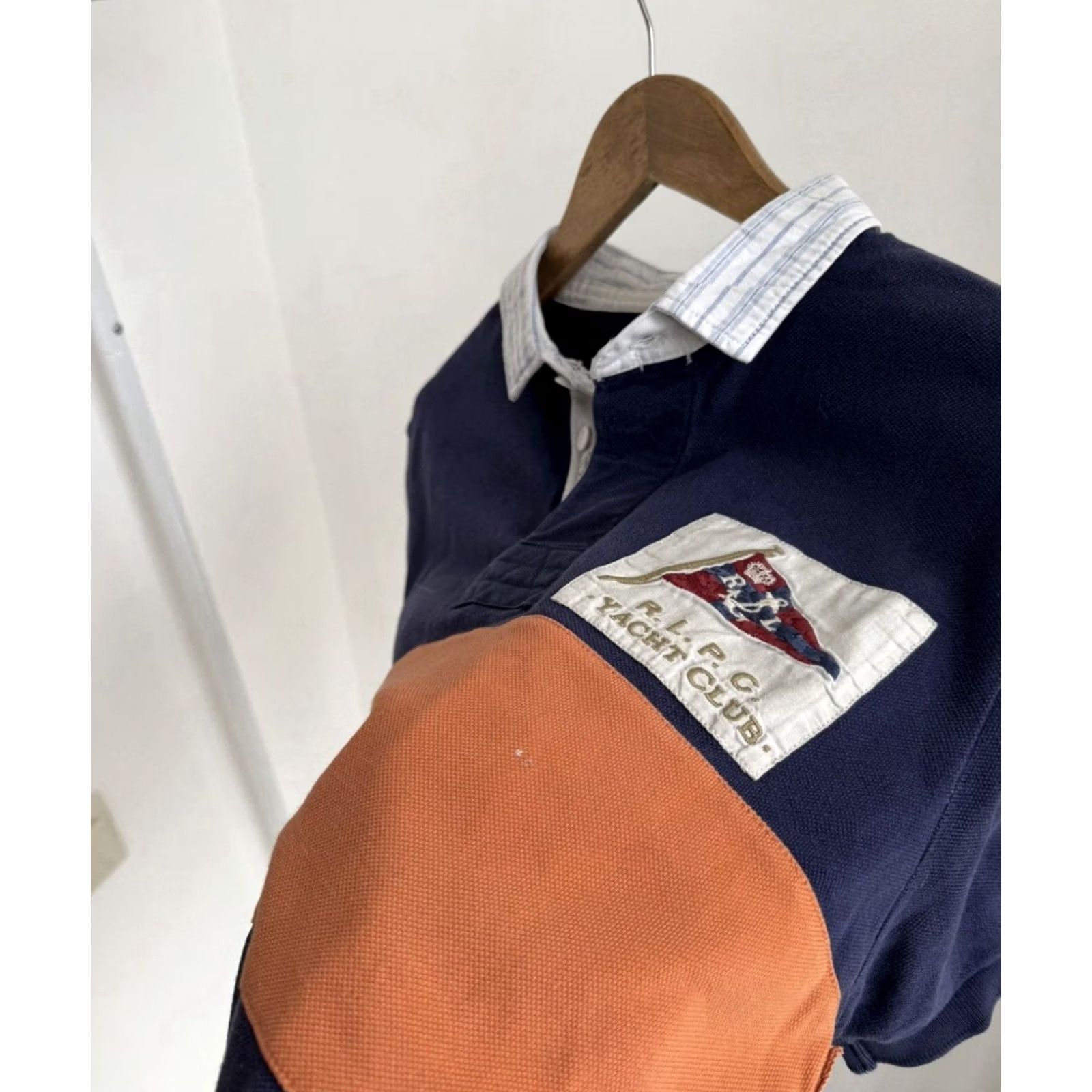 Ralph Lauren VINTAGE Polo Ralph Lauren Yacht Club Rugby Polo T-Shirt XL Blue Mens T-Shirt 90s Polo Ralph Lauren Shirt Rugby USA Streetwear Size US XL / EU 56 / 4 - 5 Thumbnail