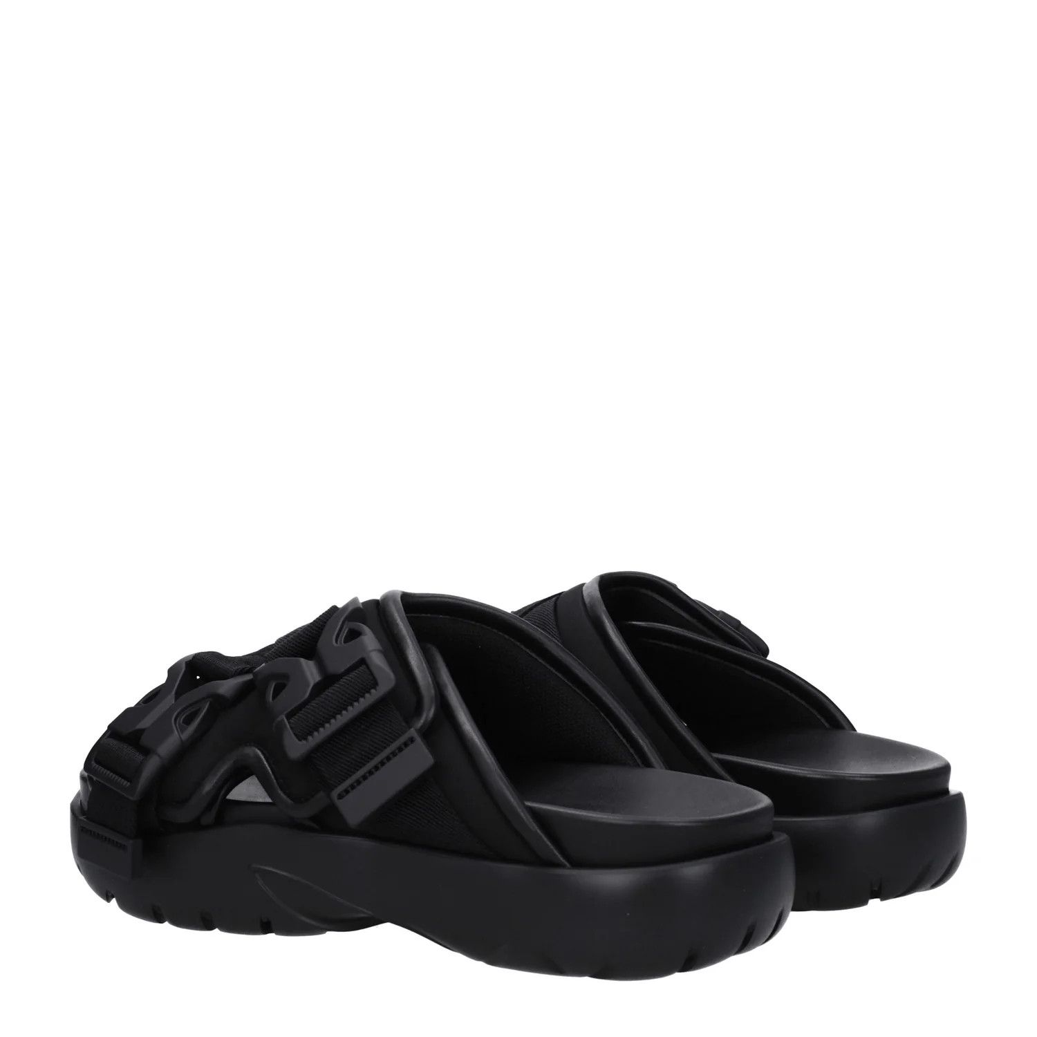 Bottega Veneta ob1o1e0325 Fabric Slippers in Black Size US 7 / EU 40 - 4 Thumbnail