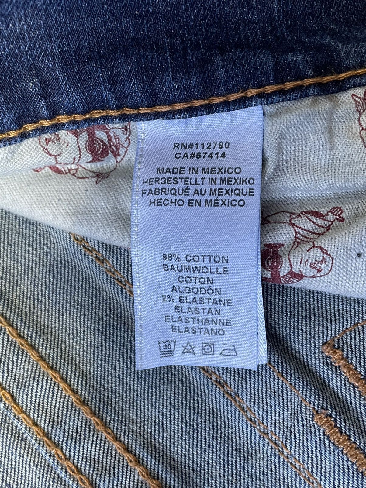 True Religion Vintage True Religion Baggy Straight Denim Jeans Japan Y2k Size US 34 / EU 50 - 11 Thumbnail