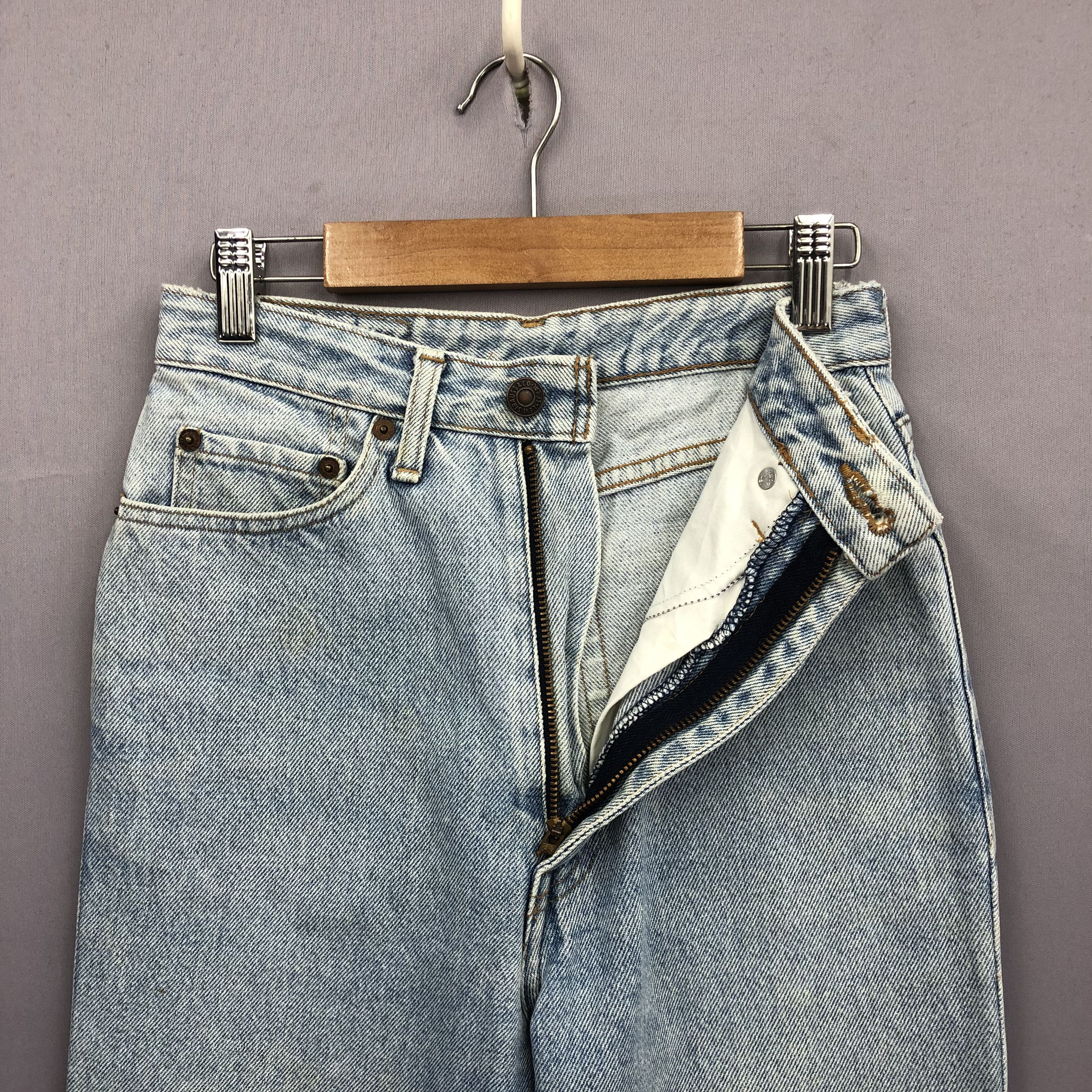 Levi's Vintage Levi's 606 Light Wash Jeans Levis Sun Faded Denim Size 24" / US 00 / IT 34 - 6 Thumbnail