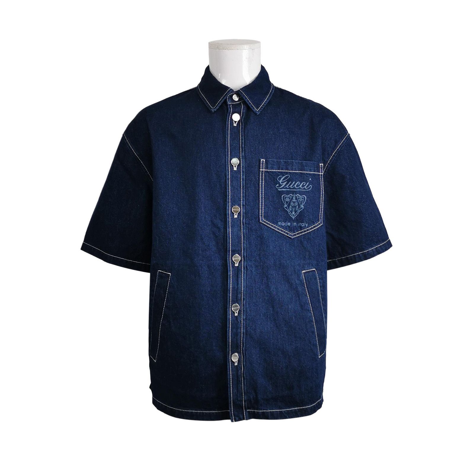 Gucci Gucci Men m Button Ups Size US M / EU 48-50 / 2 - 1 Thumbnail