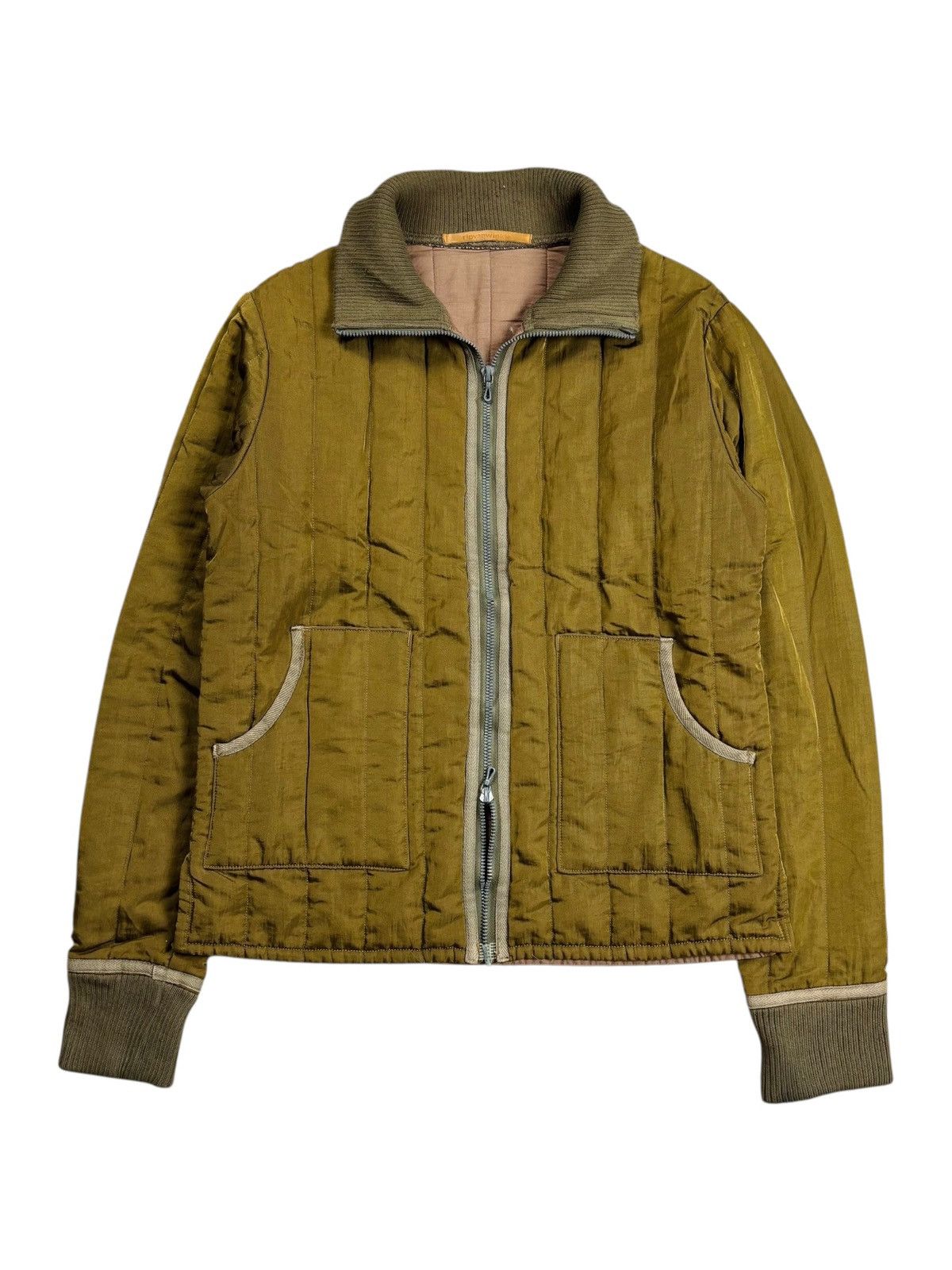 Shellac 2000s Rip Van Winkle - Riri Zips Quilted Jacket Size US M / EU 48-50 / 2 - 1 Thumbnail