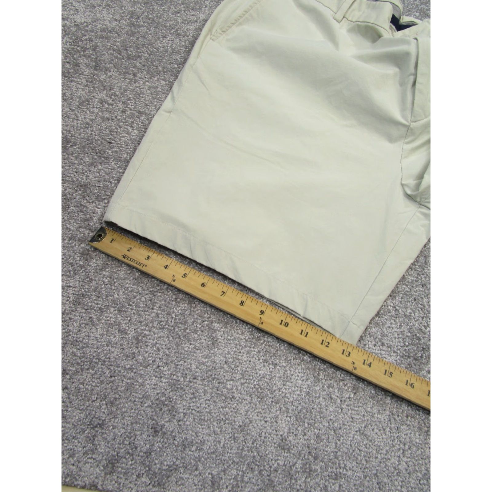 Vineyard Vines Vineyard Vines Shorts Mens 42 On The Go Beige Cotton Nylon Blend 8" Beig e Chino Casual Travel Workwear Men Size US 42 / EU 58 - 5 Thumbnail