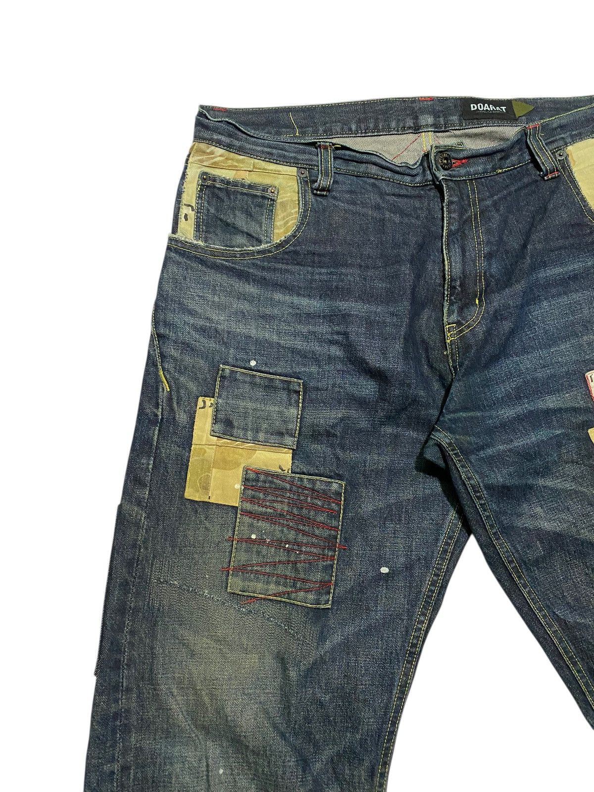 Japanese Brand Doarat Denim Reconstruction/patchwork Jeans Size US 39 - 3 Thumbnail
