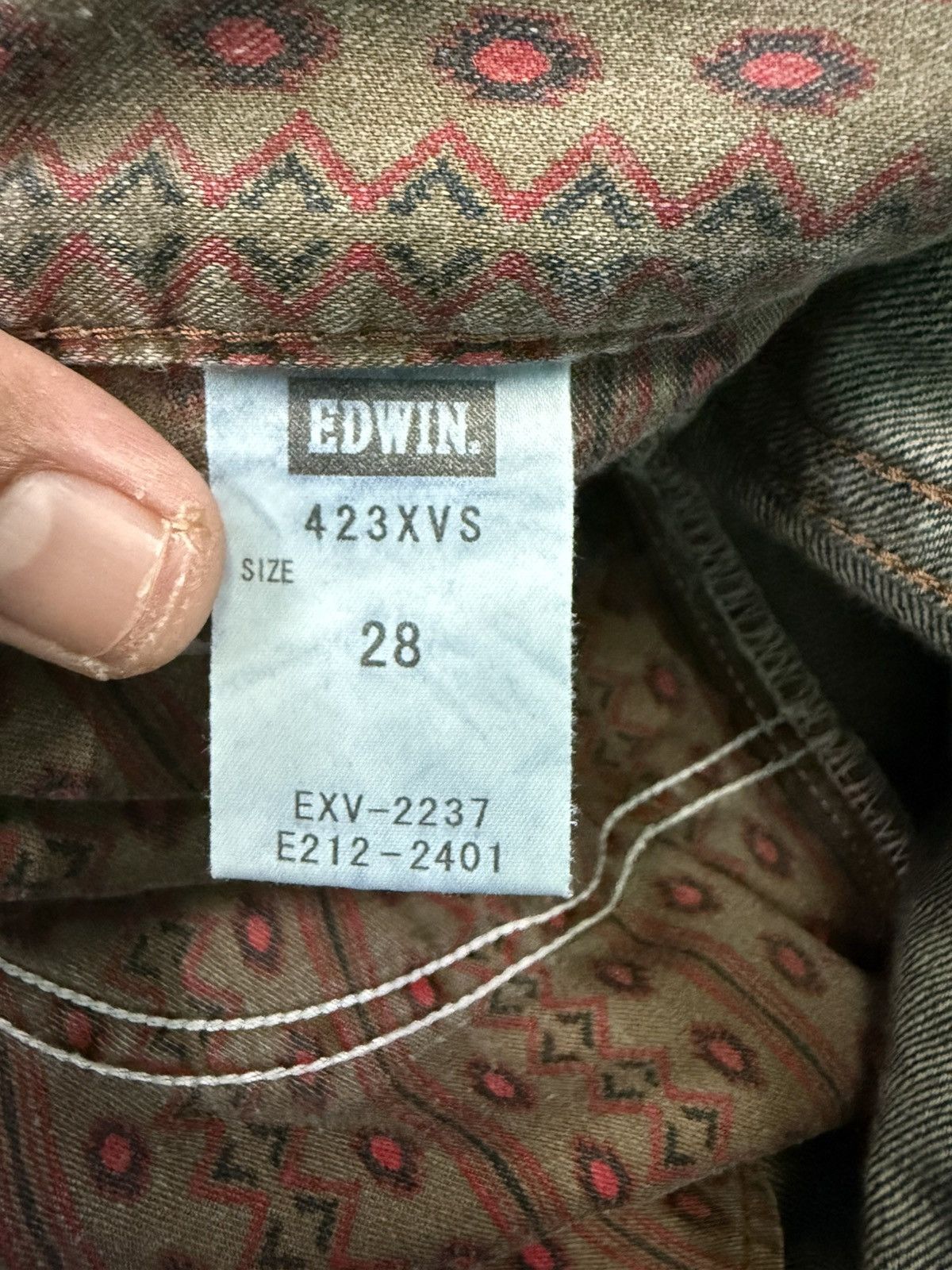 Edwin EDWIN DISTRESSED DENIM JEANS Size US 29 - 9 Thumbnail