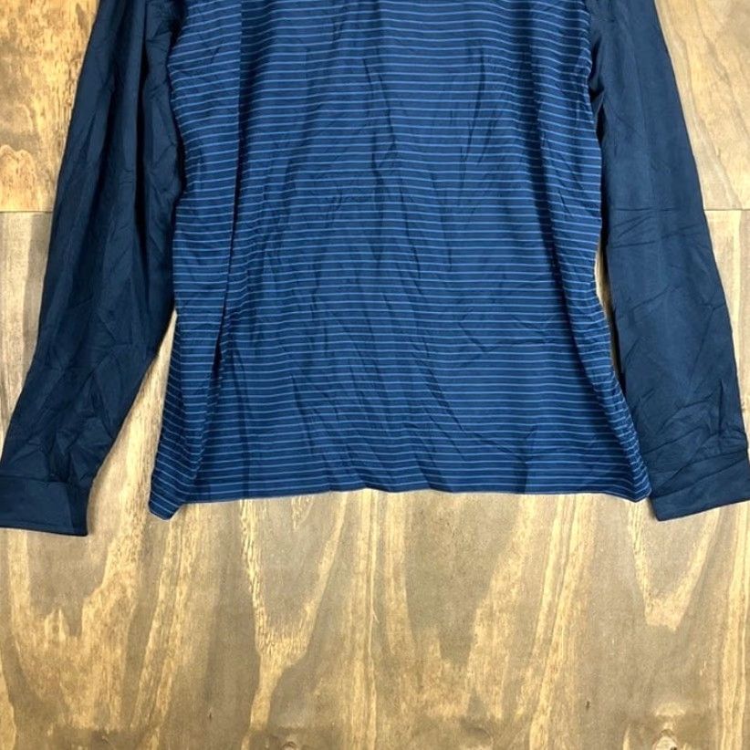Cutter & Buck Cutter & Buck Jacket Men Navy Blue Budweiser 1/4 Zip DryTec 50+ SPF Stretch XL Size US XL / EU 56 / 4 - 3 Thumbnail