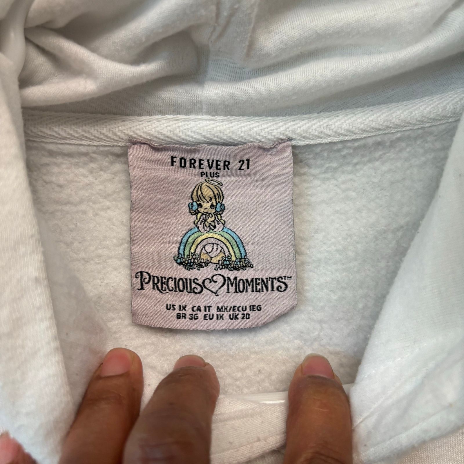 Other Forever 21 Plus X Precious Moments Hoodie Sweatshirt Size XXL / US 16-18 / IT 52-54 - 4 Thumbnail