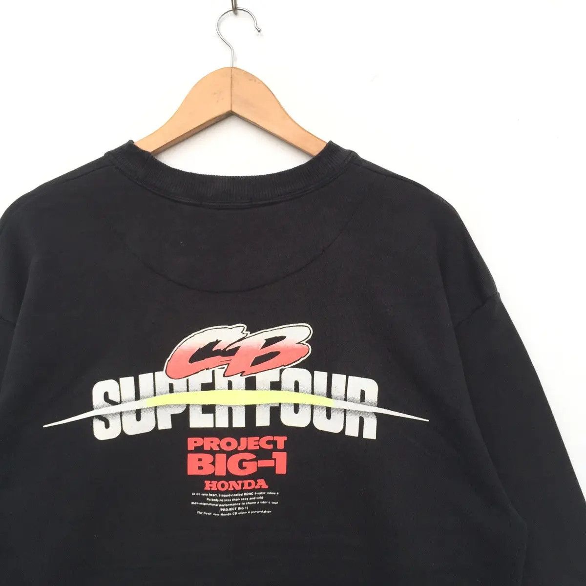 Honda Vintage 90s Honda Project Big-1 CB Super Tour Sweatshirt | L Size US L / EU 52-54 / 3 - 2 Thumbnail