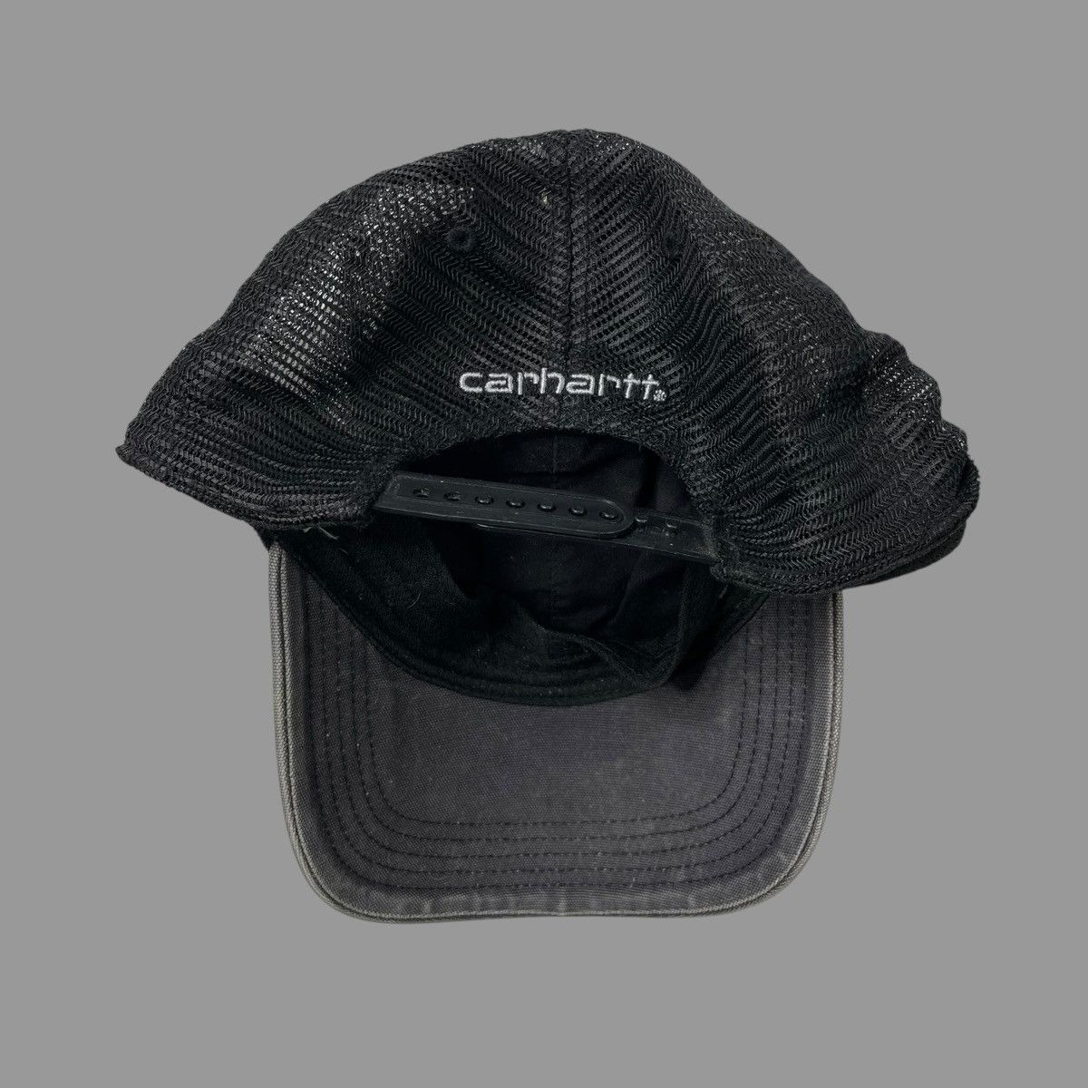 Carhartt Vintage faded Carhartt mesh trucker hat Size ONE SIZE - 4 Thumbnail