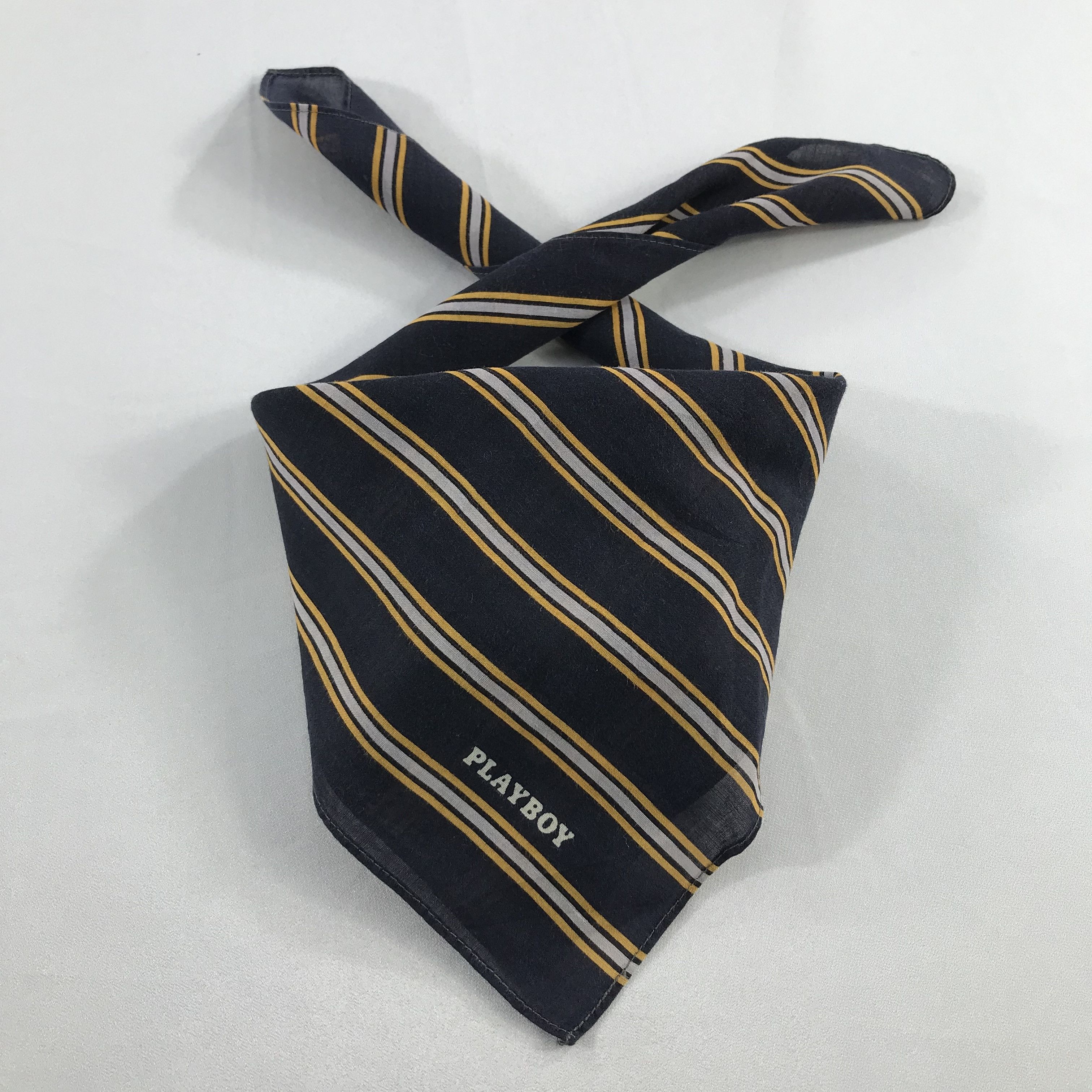 Playboy × Vintage Playboy Bandana / Handkerchief / Neckerchief - S2261 Size ONE SIZE - 3 Thumbnail