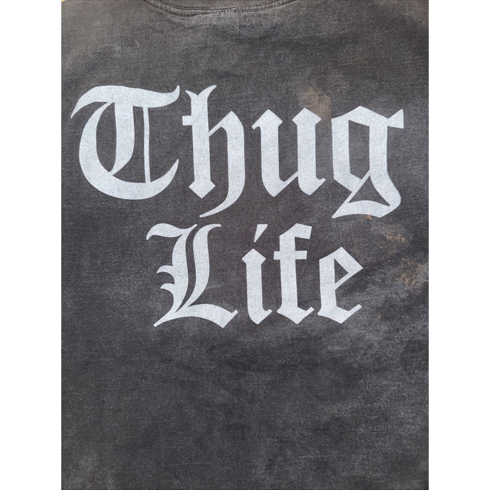 Band Tees × Rap Tees × Vintage Tupac Shakur Thug Life Rap Tee T-Shirt XXL 25x30 Black Size US XXL / EU 58 / 5 - 5 Thumbnail