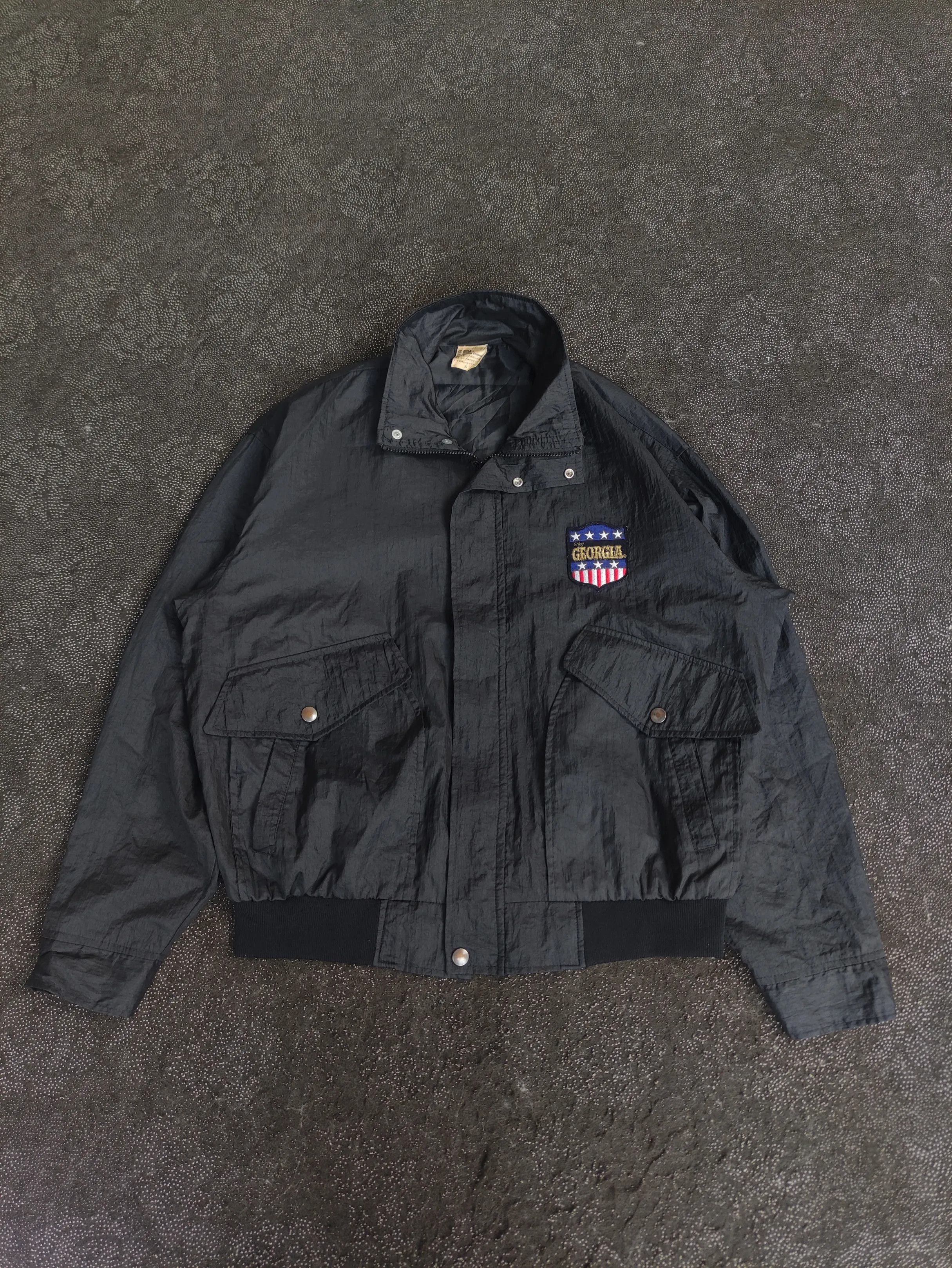 Vintage Vintage Georgia Coca Cola Bomber Jacket J022 Size US L / EU 52-54 / 3 - 3 Thumbnail