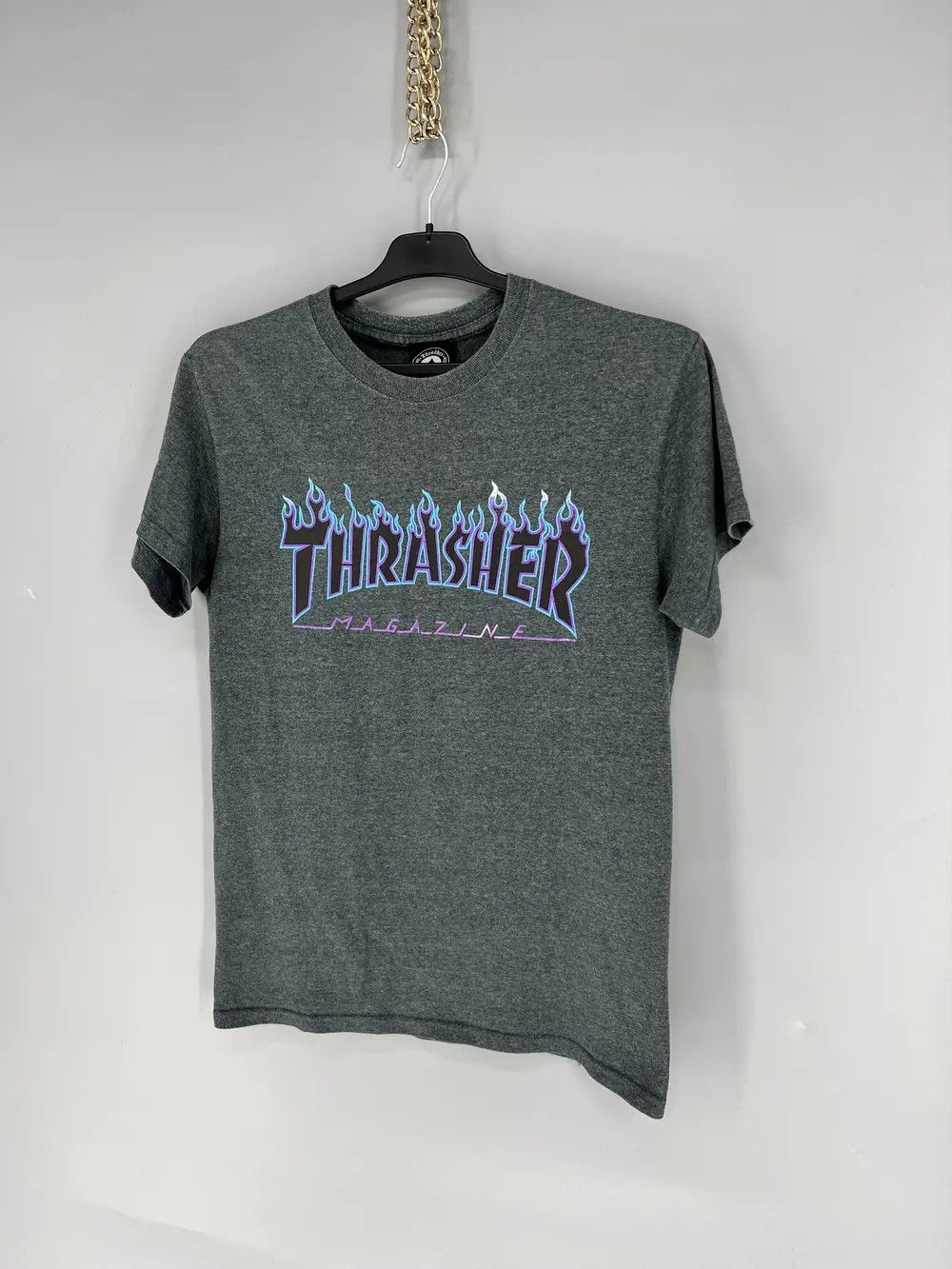 Thrasher Vintage Thrasher Big Logo Skateboard Tee Size S Size US S / EU 44-46 / 1 - 3 Thumbnail
