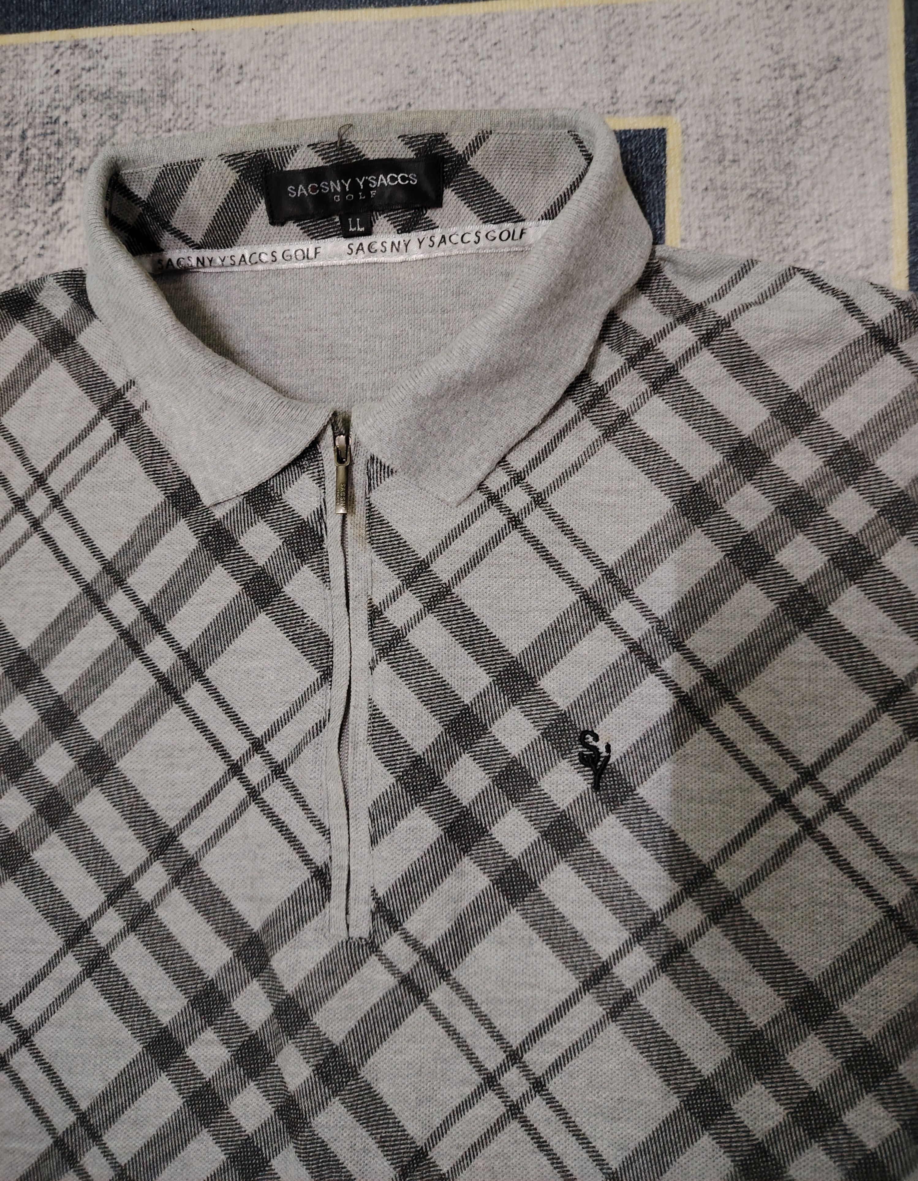 Yohji Yamamoto Yohji Yamamoto SACSNY Y’SACCS Golf T Shirt Polos Zip Up Size US L / EU 52-54 / 3 - 2 Thumbnail
