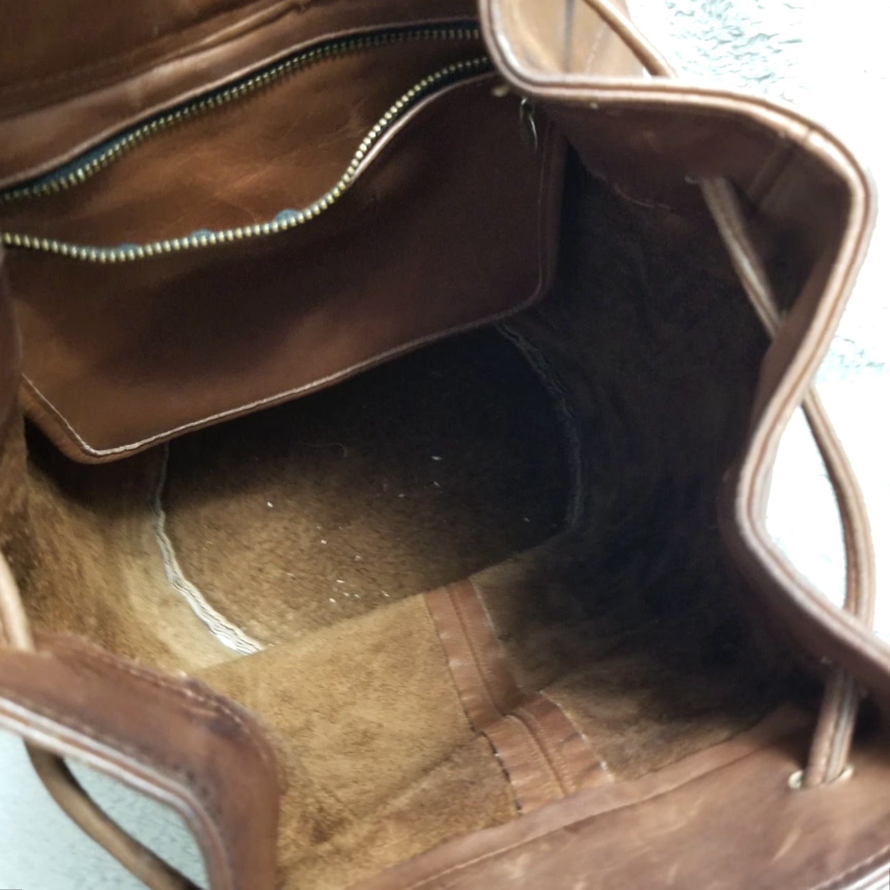 Coach VINTAGE Coach Duffle Bag Medium Brown Leather 90s Classic USA Womens Size ONE SIZE - 7 Thumbnail
