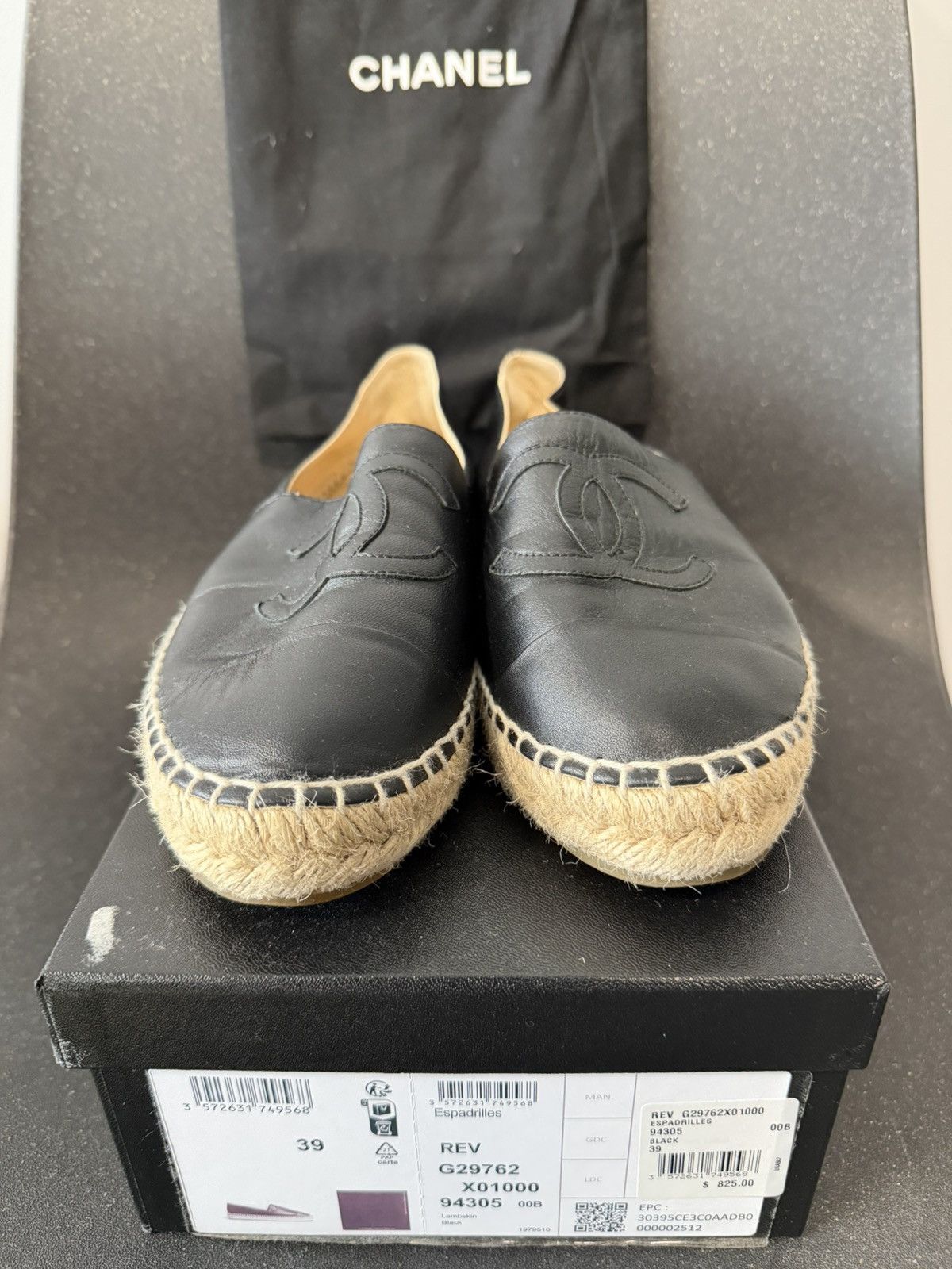 Chanel CHANEL - ESPADRILLES Size US 9 / IT 39 - 11 Thumbnail