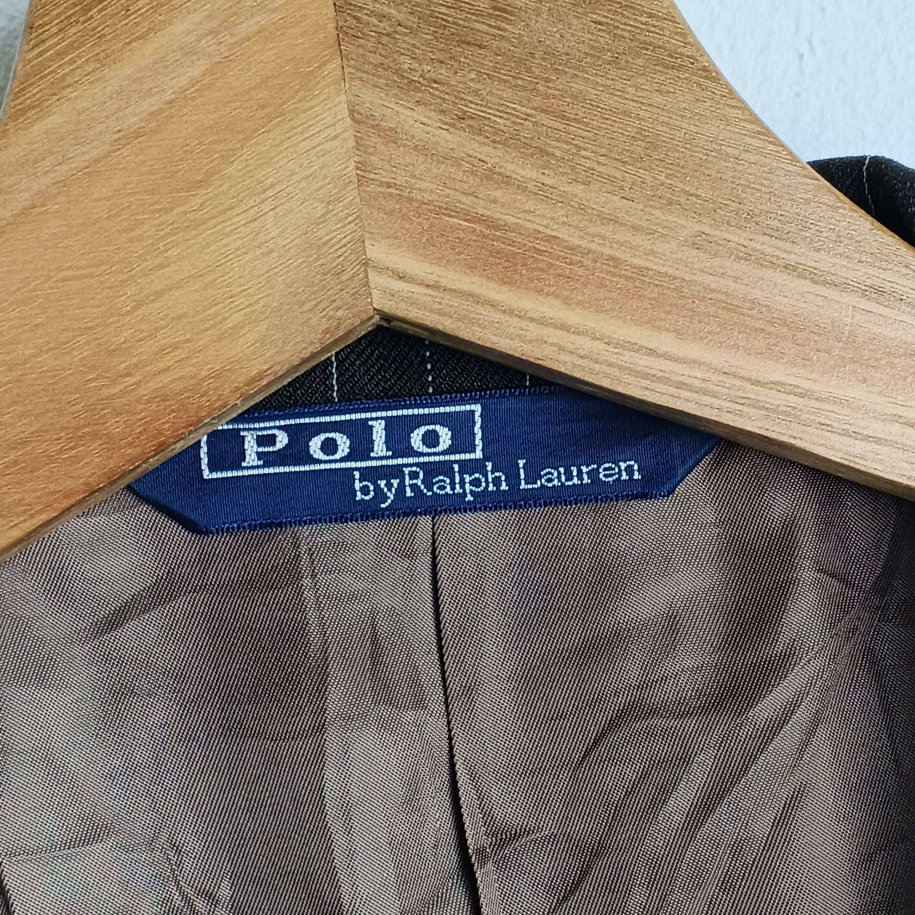 Polo Ralph Lauren Vintage Polo Ralph Lauren Fish Tail Striped Blazer Size 38S - 9 Thumbnail