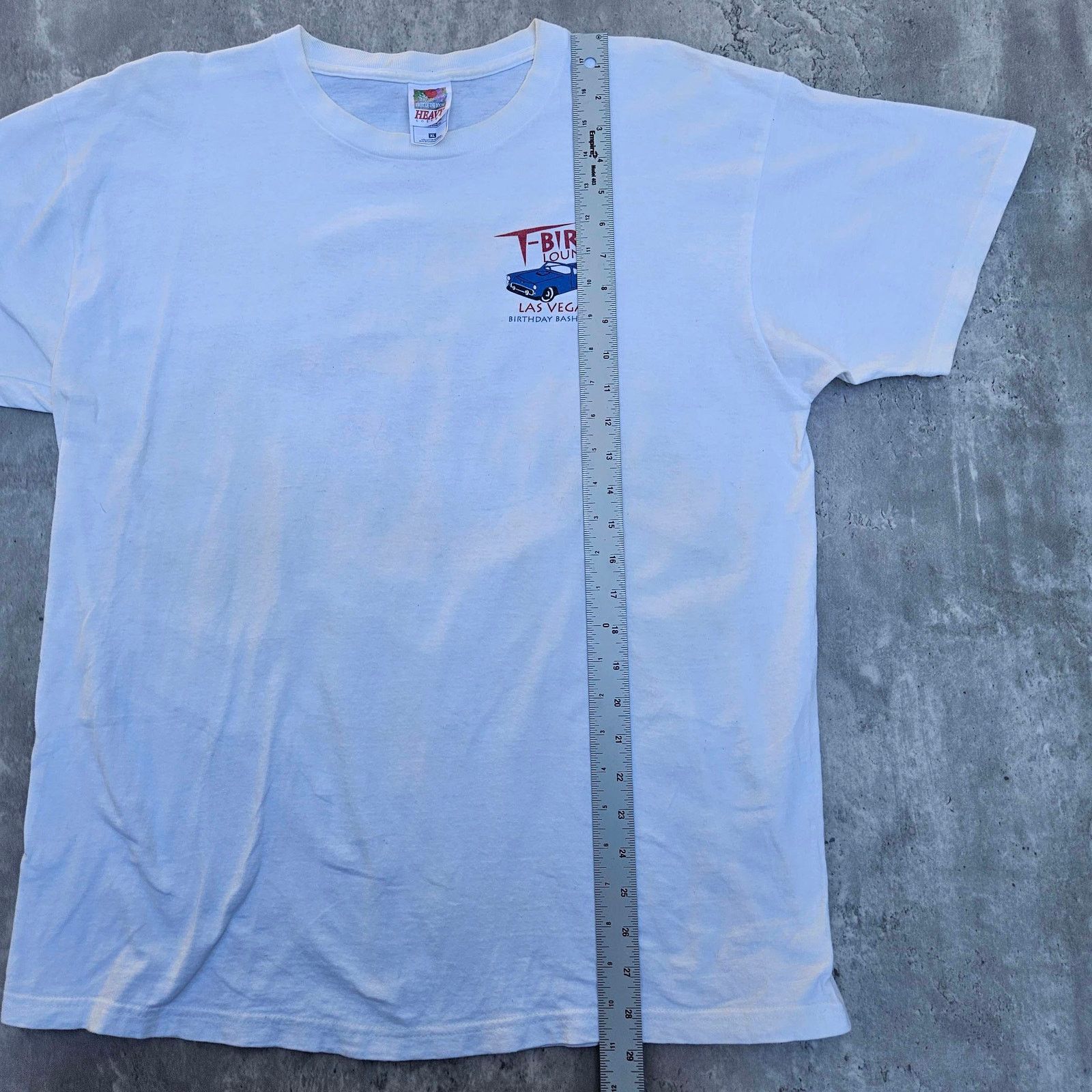 Hanes Vintage Y2K T-Bird Lounge T-Shirt Men's XL White Size US XL / EU 56 / 4 - 6 Thumbnail