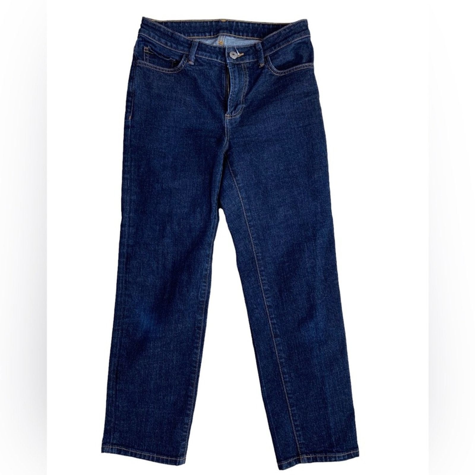 Old Navy Old Navy Women's Size 4 Jeans Straight Leg Mid Rise Denim Size 27" / US 4 / IT 40 - 1 Thumbnail