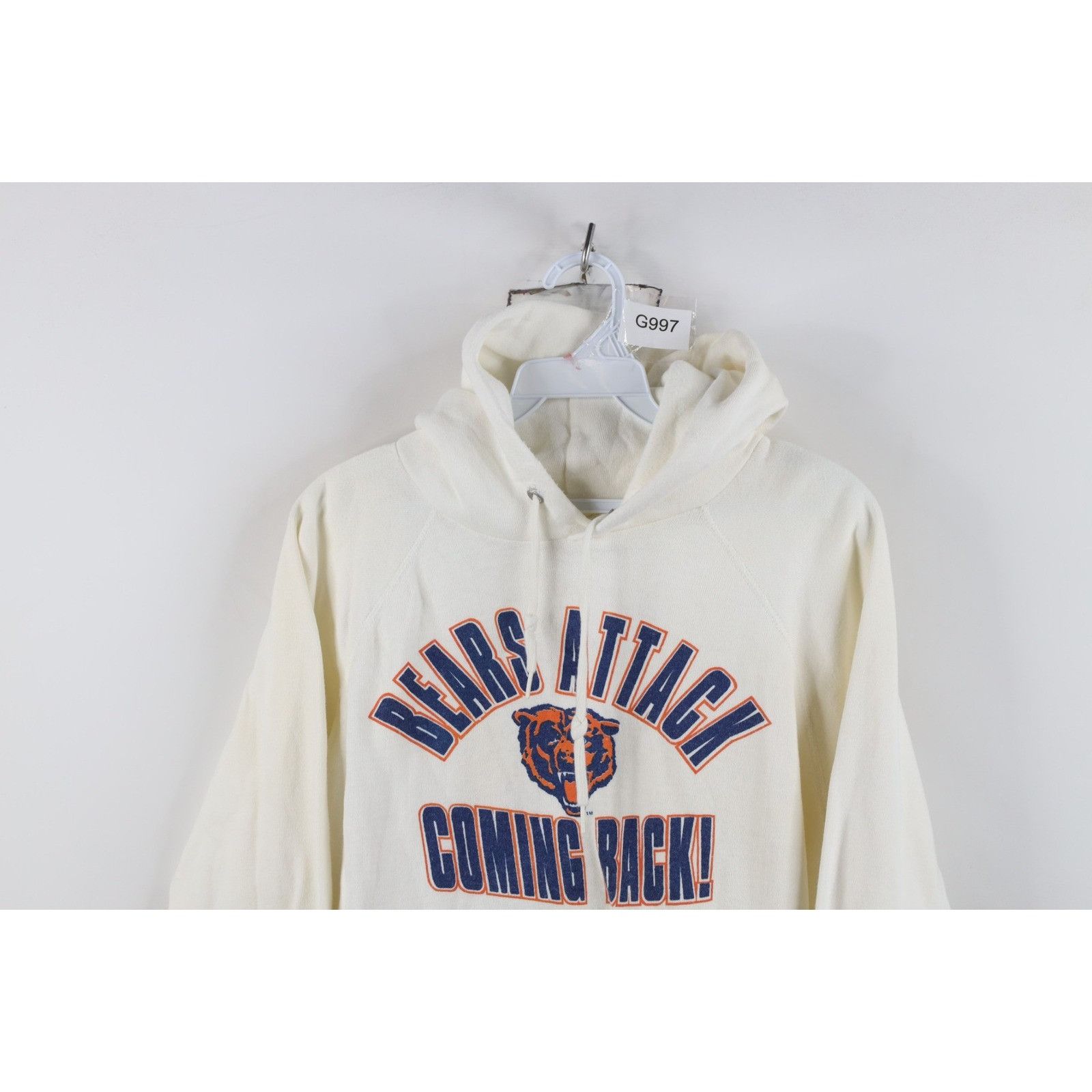 Vintage Vintage 70s 80s Bears Attack Chicago Bears Football Hoodie Size M / US 6-8 / IT 42-44 - 2 Thumbnail