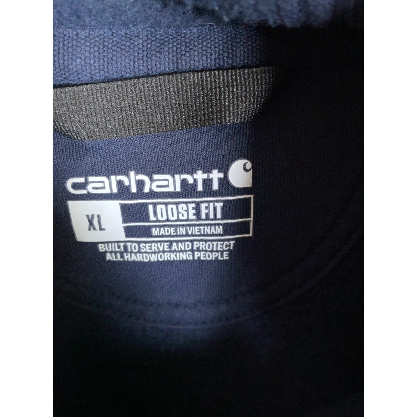 Carhartt Carhartt Hoodie XL Adult Dark Blue Loose Fit Sweatshirt K121 472 Size US XL / EU 56 / 4 - 3 Thumbnail