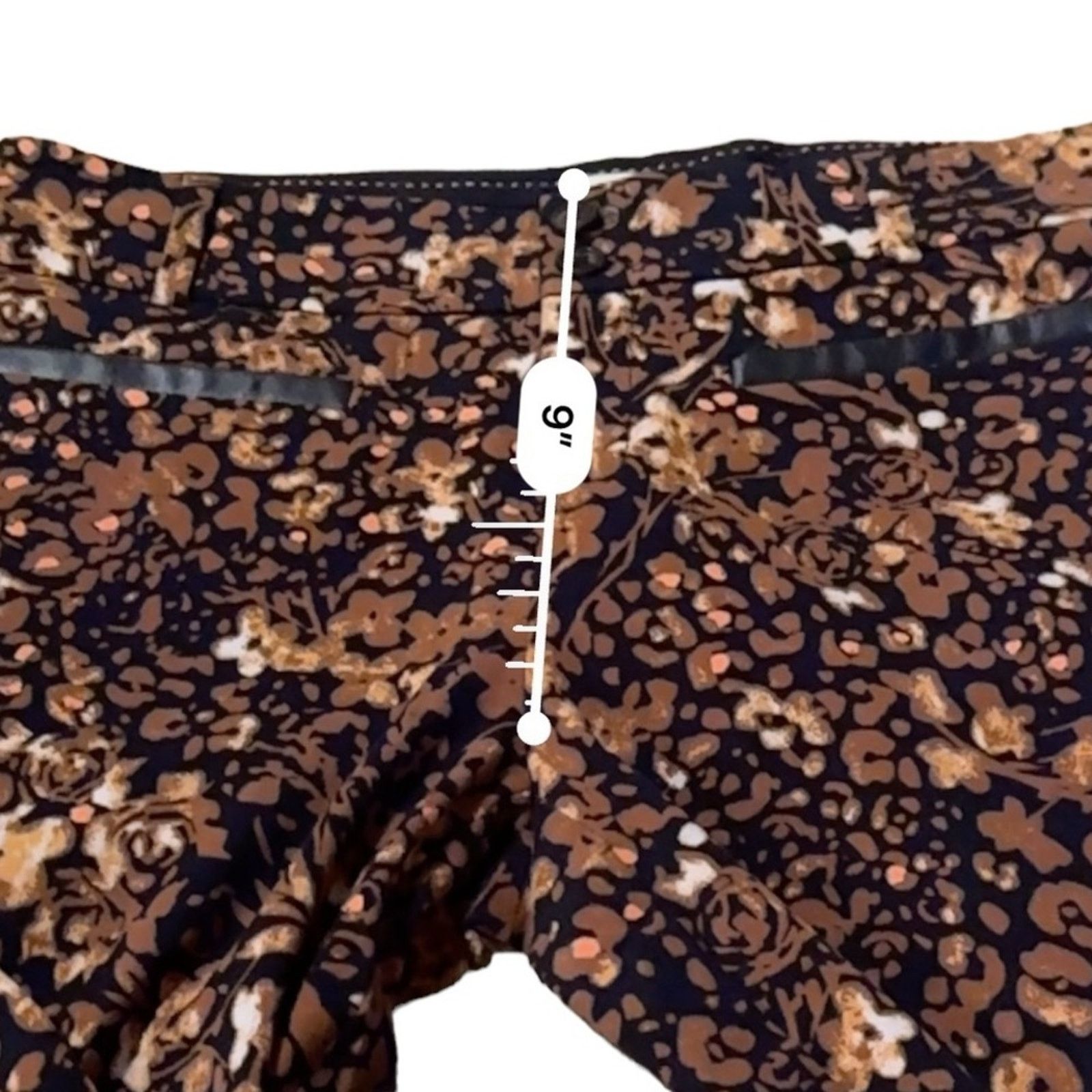 Anthropologie Anthropologie The Essential Slim Autumn Floral Trouser Pants Size 30" / US 8 / IT 44 - 14 Thumbnail