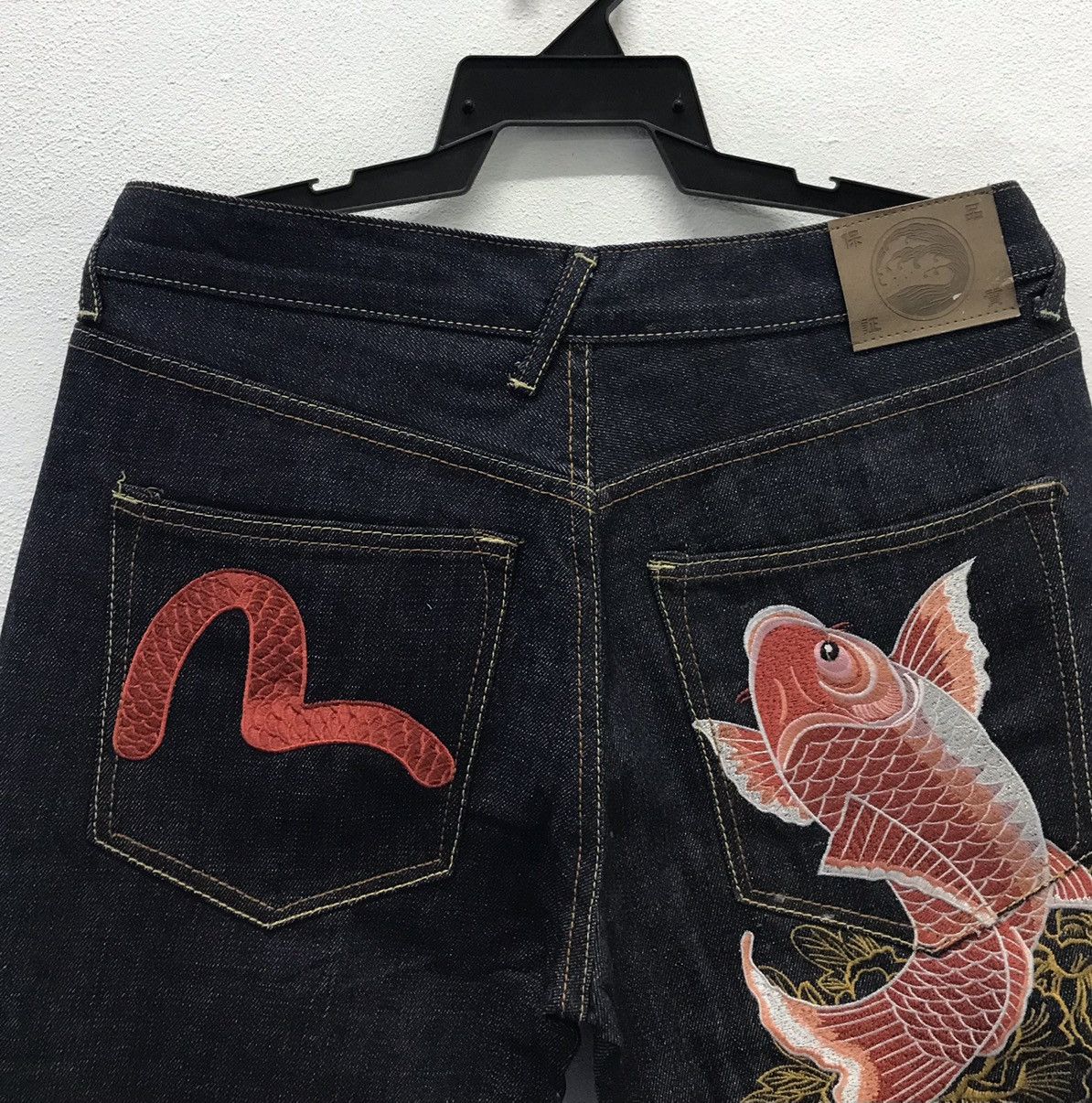 Japanese Brand FISH Koi Custom Jeans