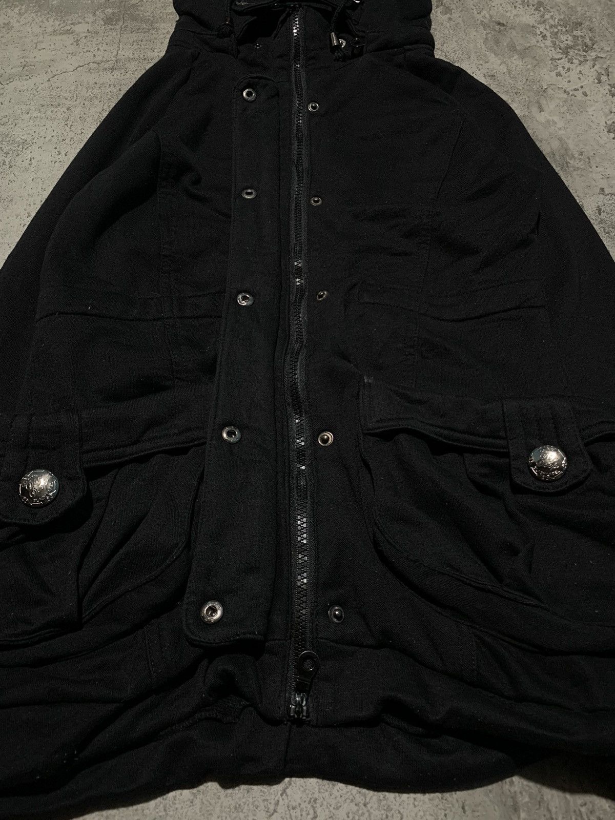 Hysteric Glamour 2000s DigDeep Vkei style gothic cargo hoodie Size US M / EU 48-50 / 2 - 7 Thumbnail