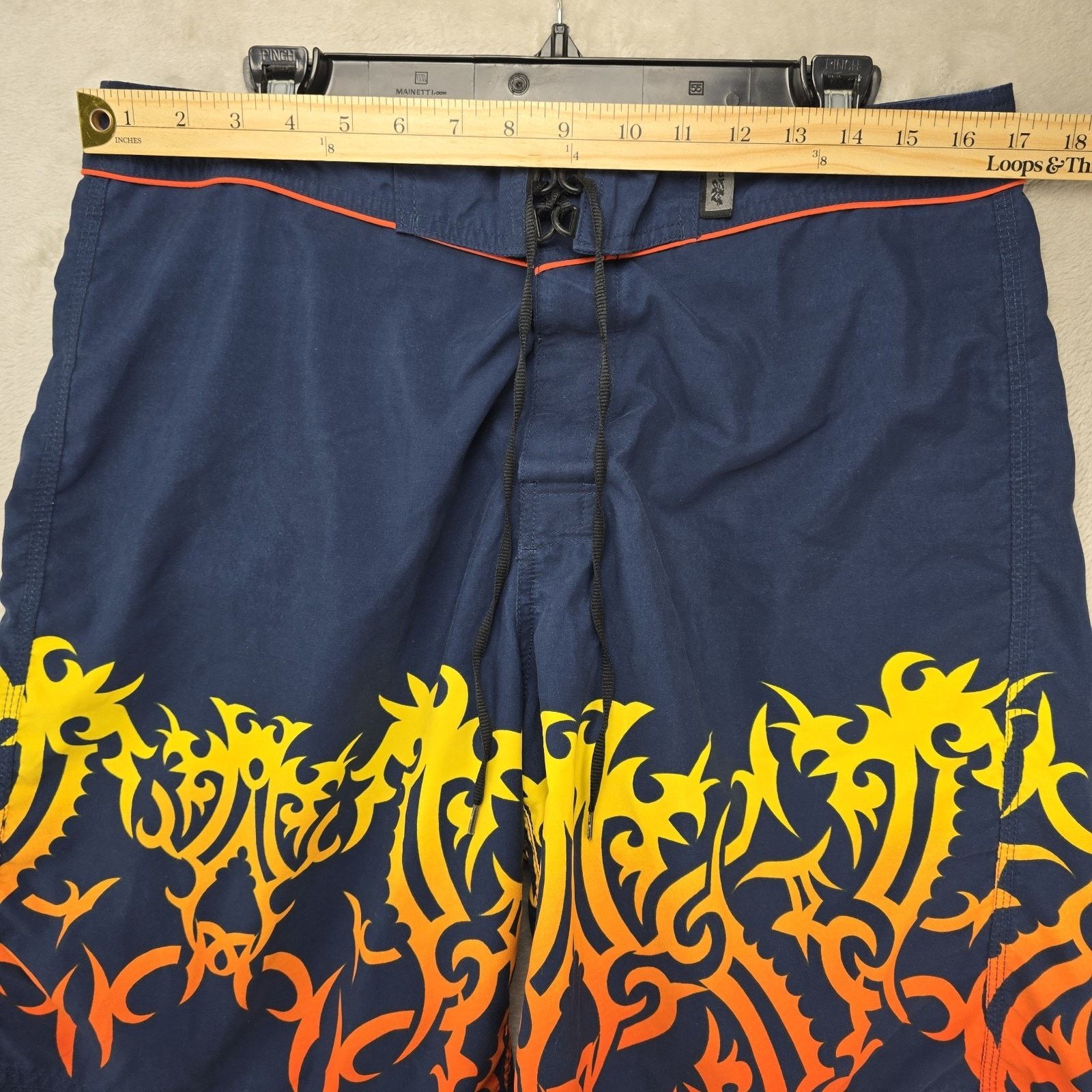 No Fear No Fear Board Shorts Mens 34 Tribal Flames Swim Vtg Y2K Surf Size US 34 / EU 50 - 7 Thumbnail