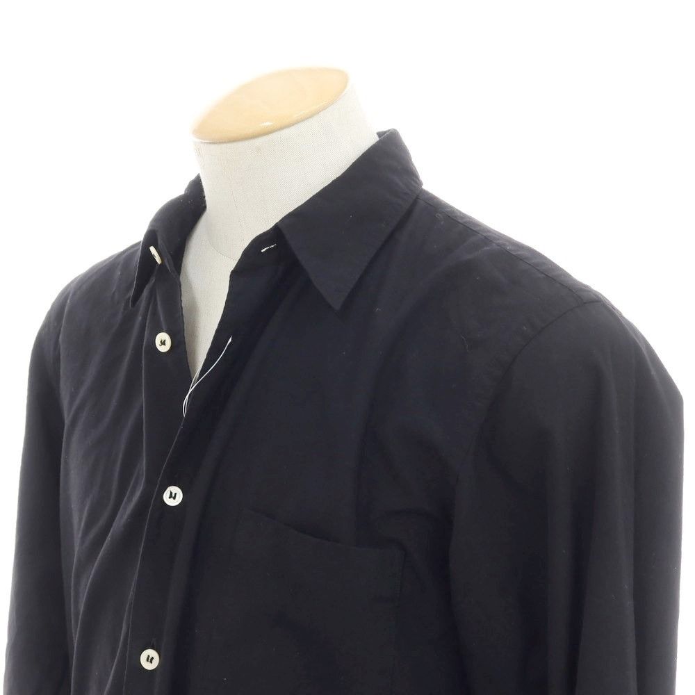 Comme des Garcons Homme Plus Shirt Polyester Plain Long Sleeve Black Size US XS / EU 42 / 0 - 3 Thumbnail