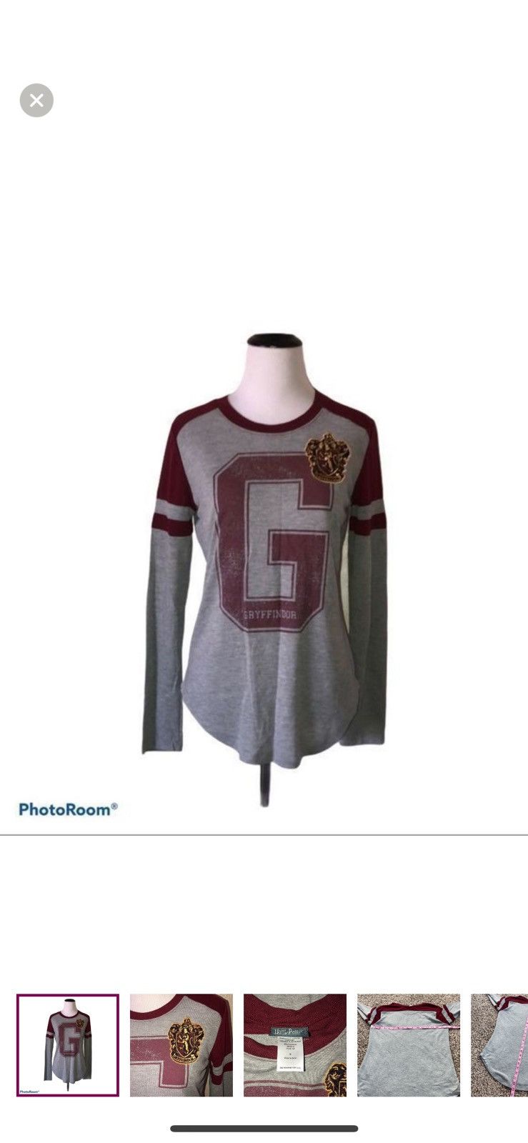 Warner Bros Warner bros Harry Potter small gryffindor long sleeved tee Size S / US 4 / IT 40 - 1 Thumbnail