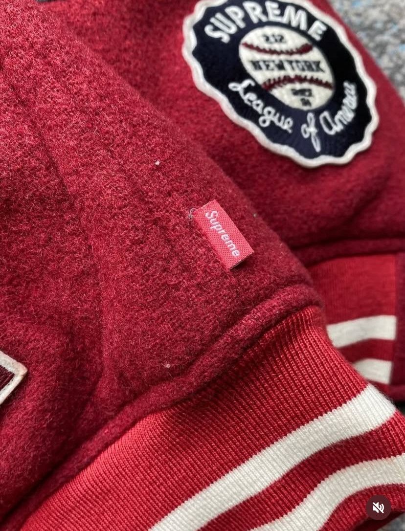Supreme × Wtaps Supreme x WTAPS FW09 Awards Reversible Varsity Jacket Size US S / EU 44-46 / 1 - 7 Thumbnail